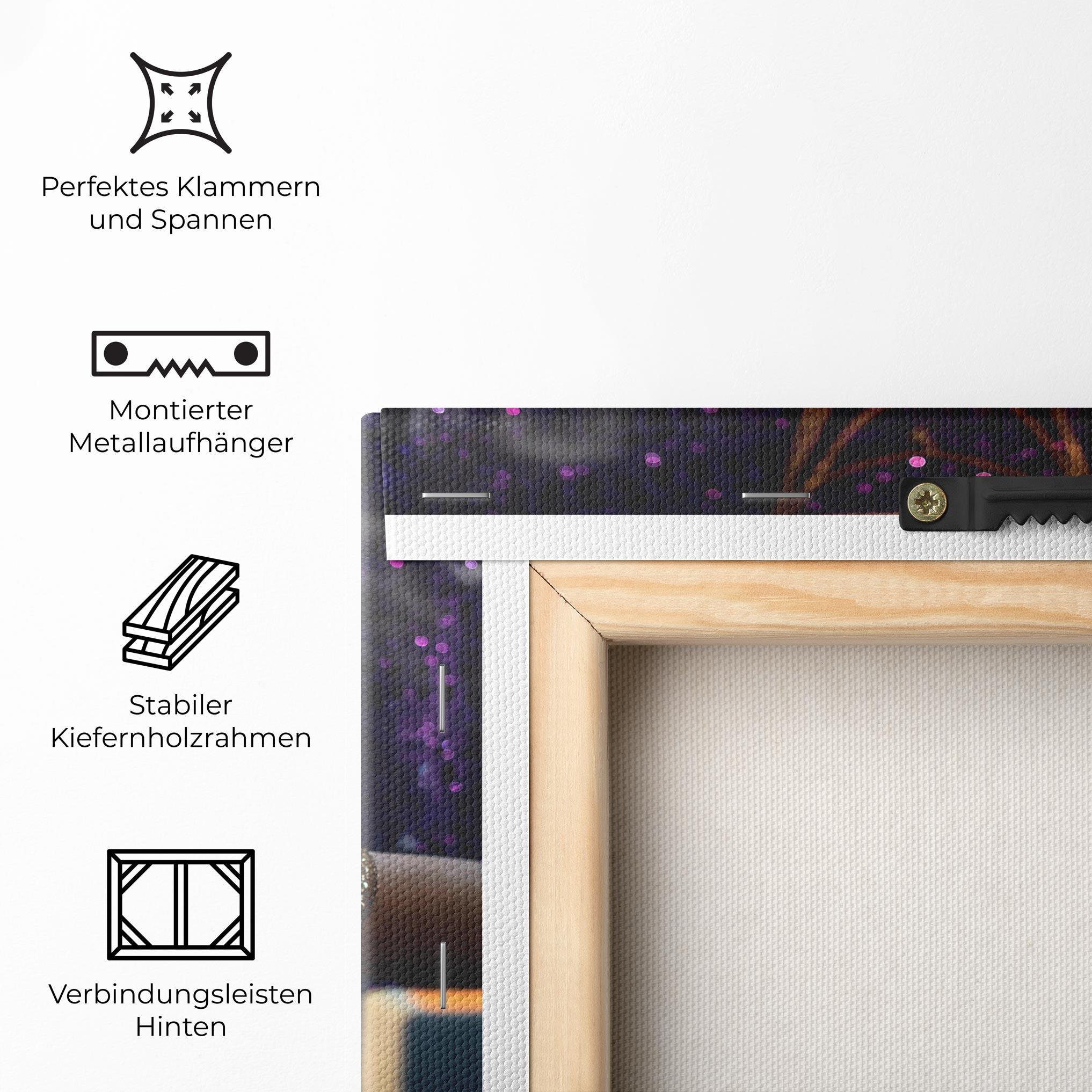 Leinwandbild Witch Magic Smoke mockup 5