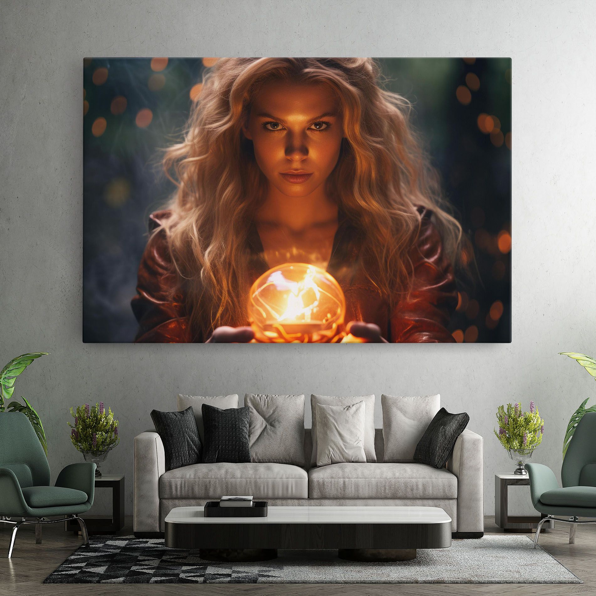 Beautiful Woman Witch mockup 7