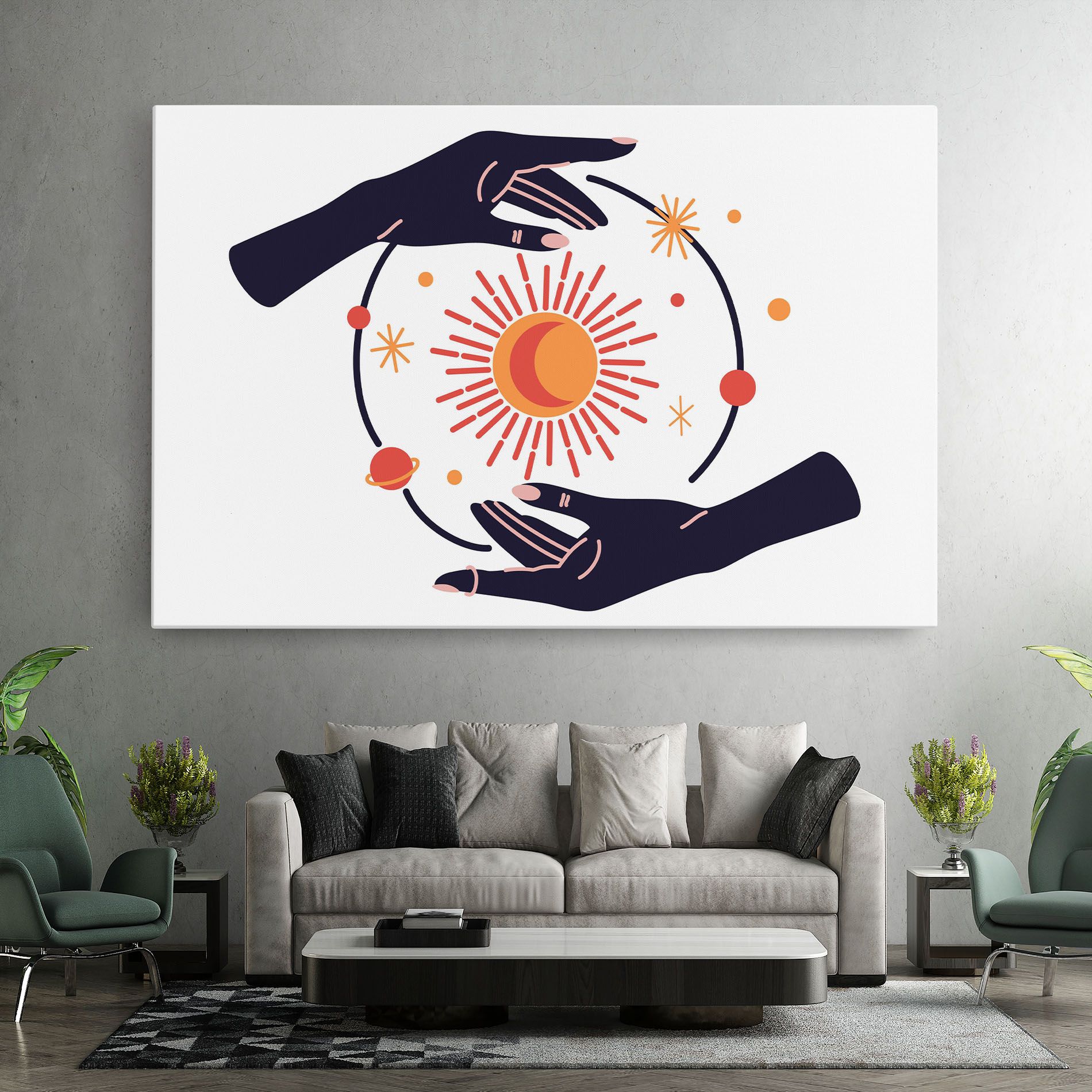 Purple Magic Hands mockup 7