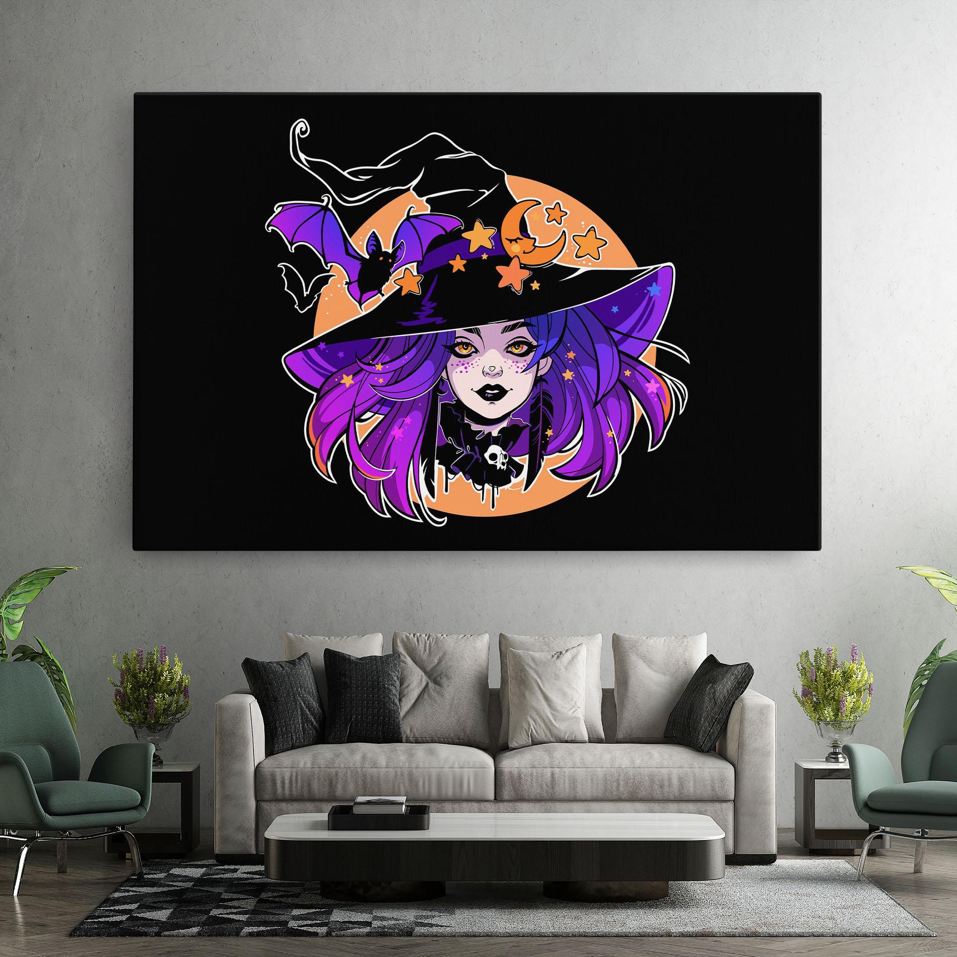 Leinwandbild Purple Witch mockup 7