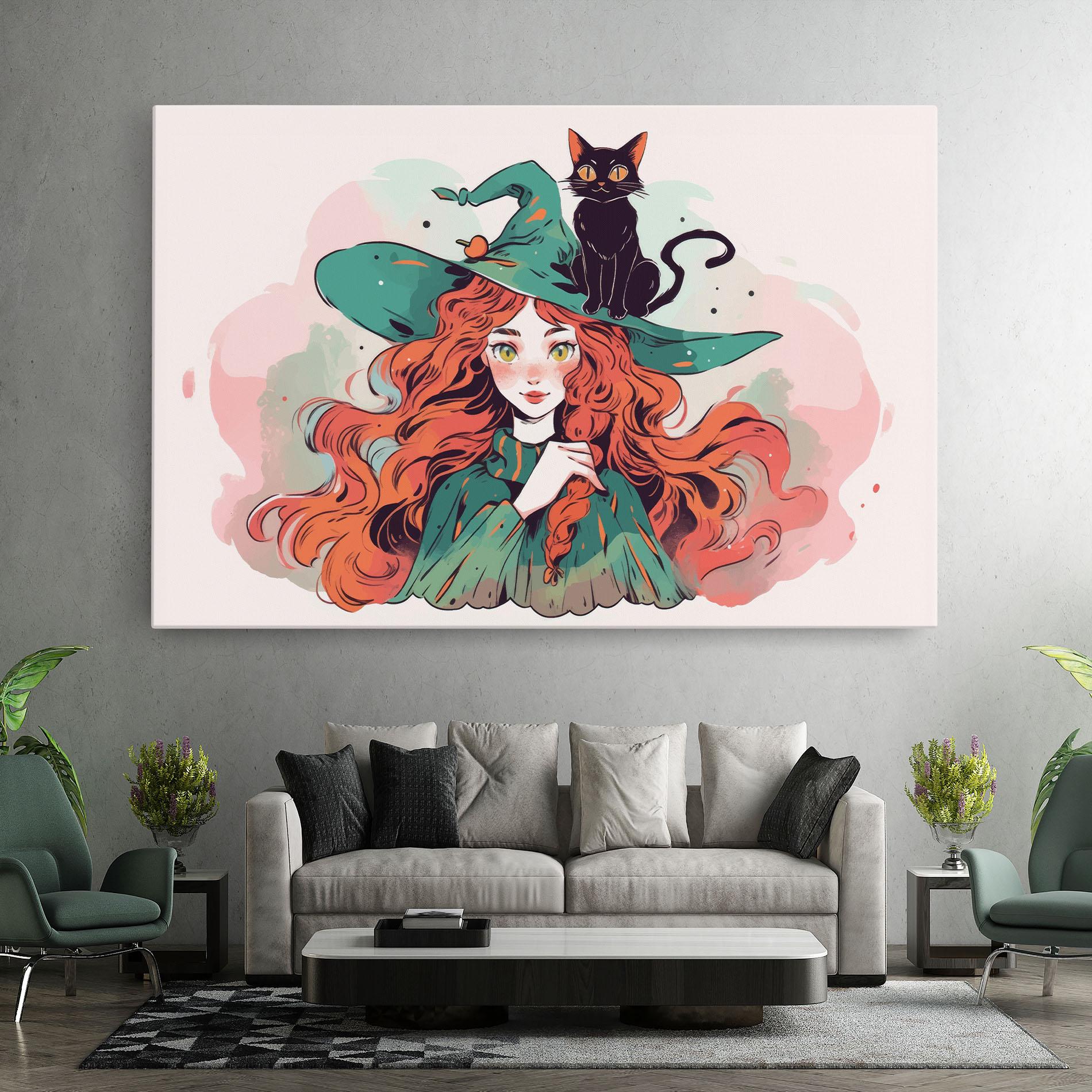 Leinwandbild Red Air Witch mockup 7