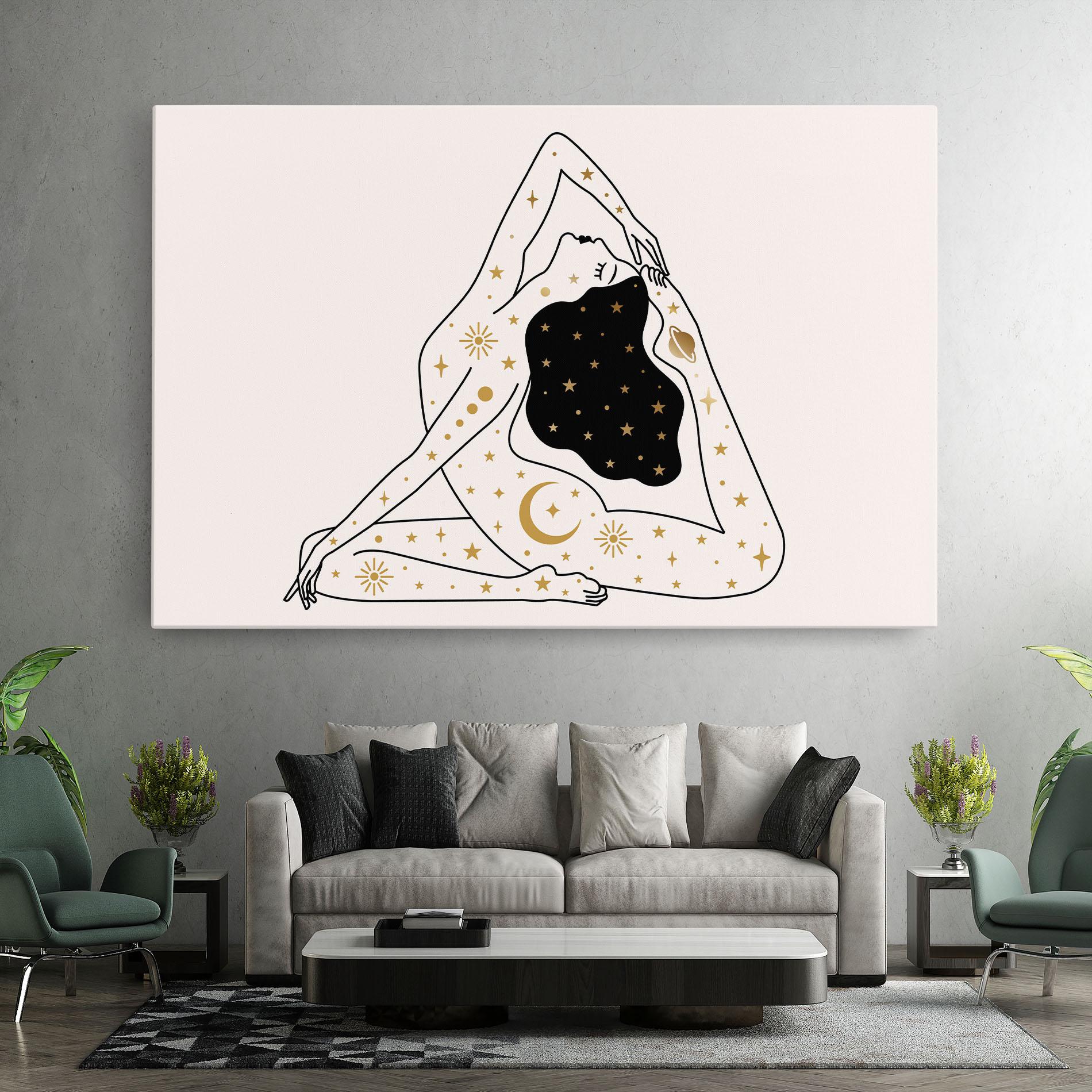 Leinwandbild Stars Witch mockup 7