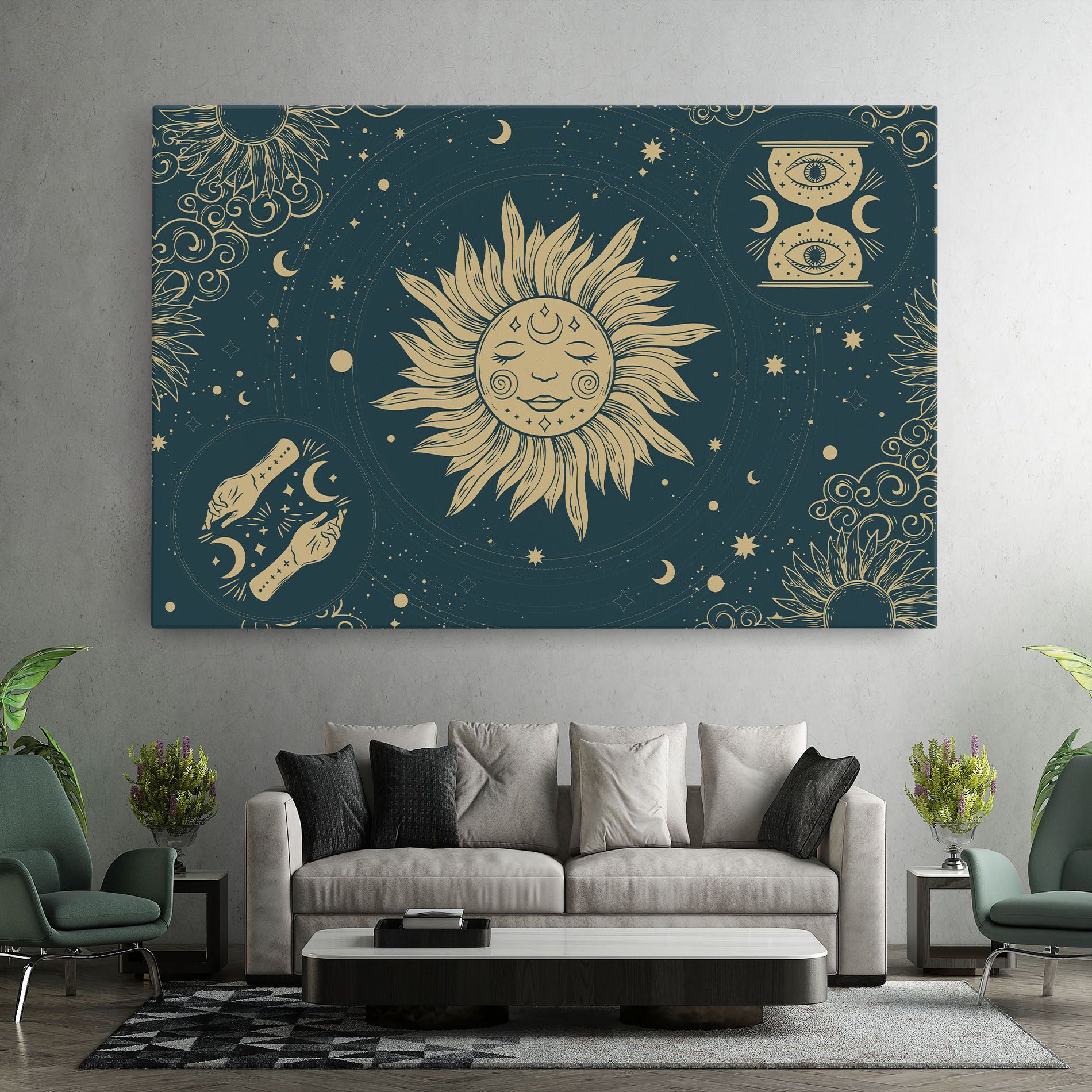 Sun Face Magic mockup 7