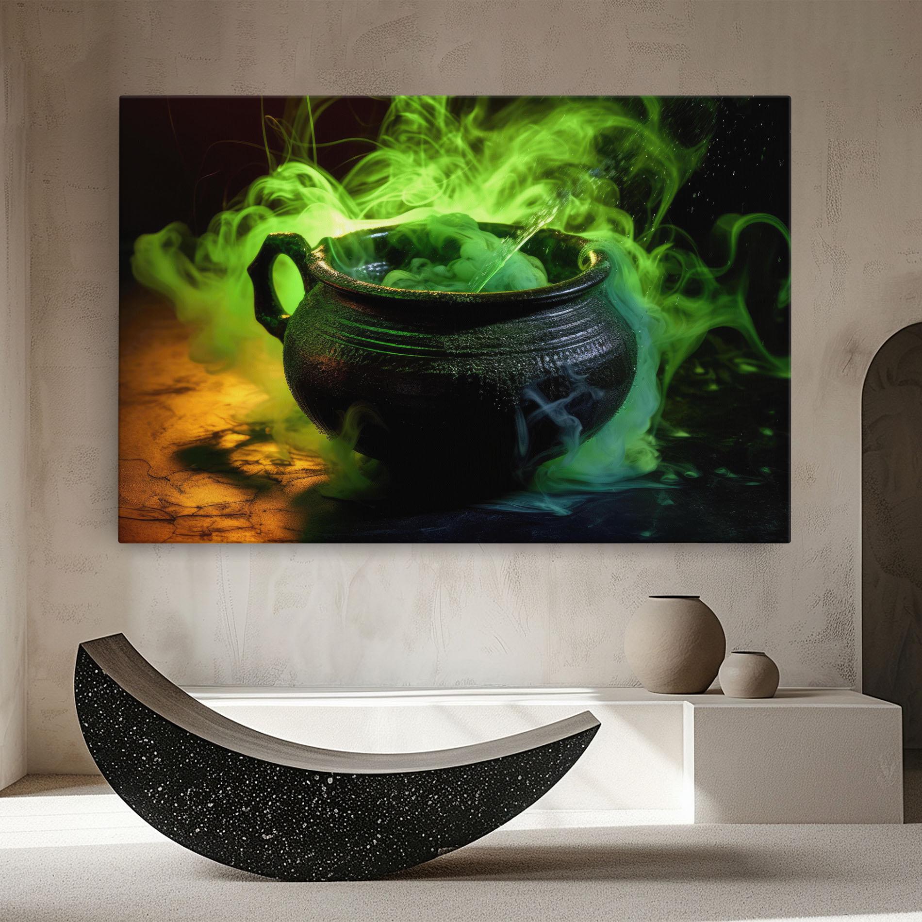 Leinwandbild Green Portion mockup 8