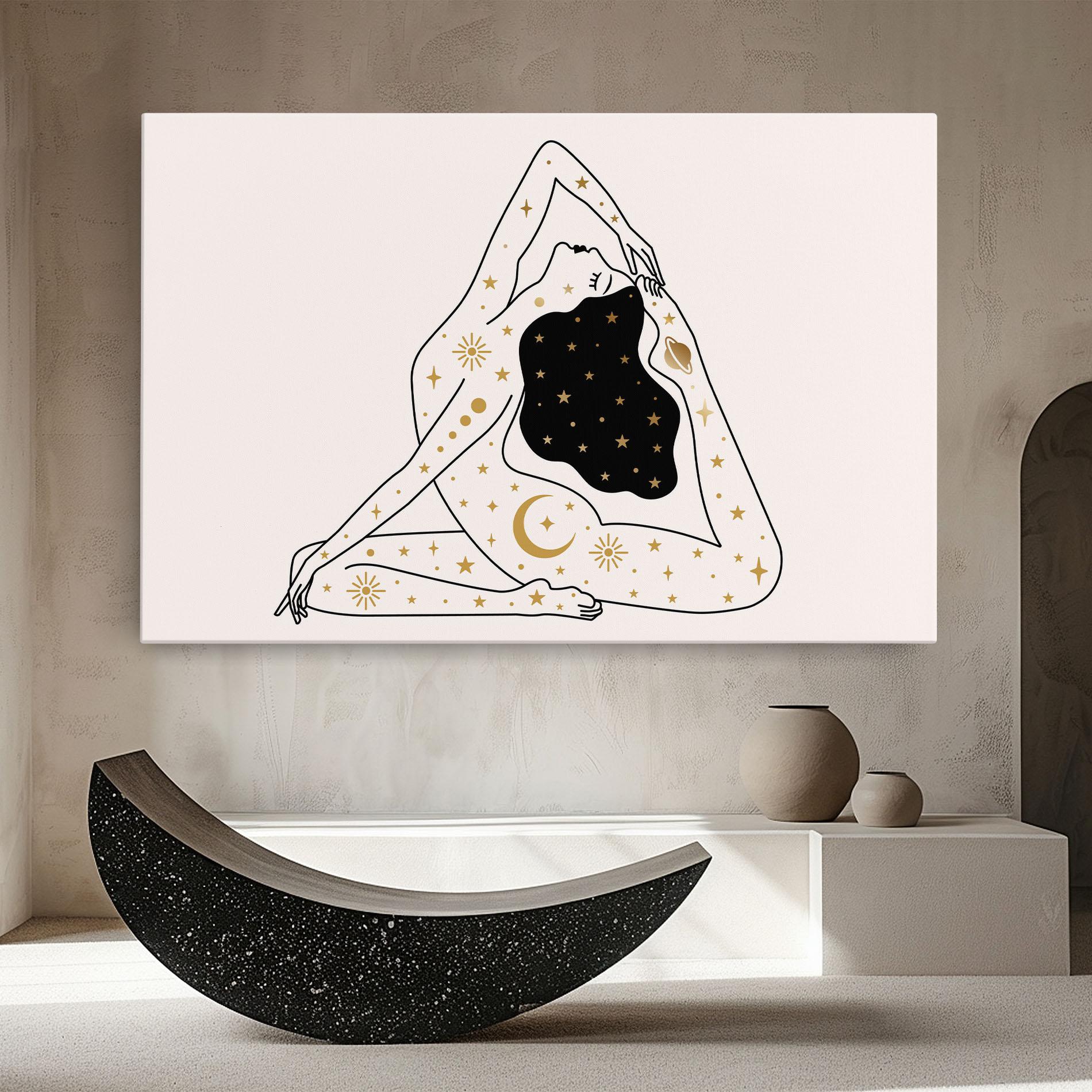 Leinwandbild Stars Witch mockup 8