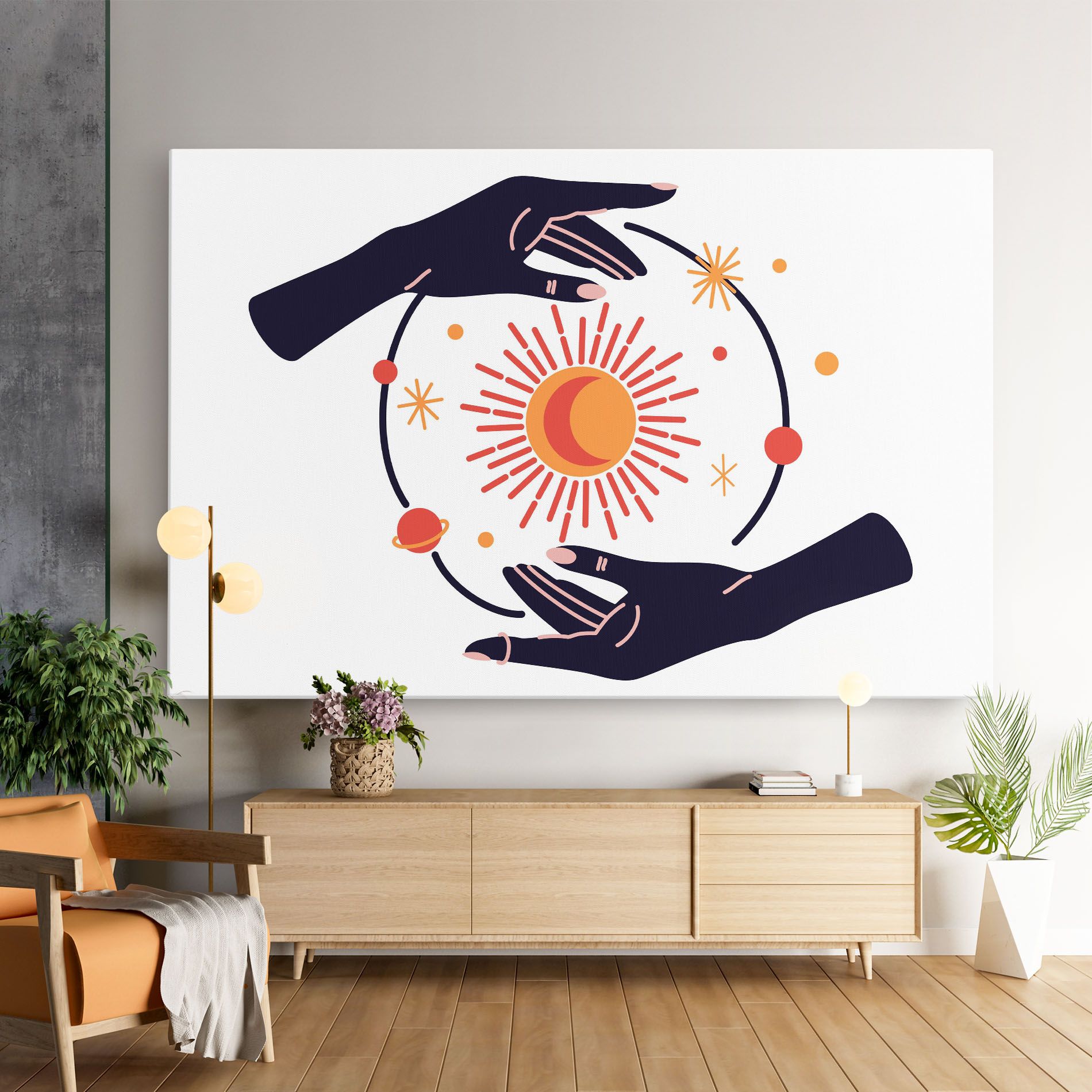 Purple Magic Hands mockup 9