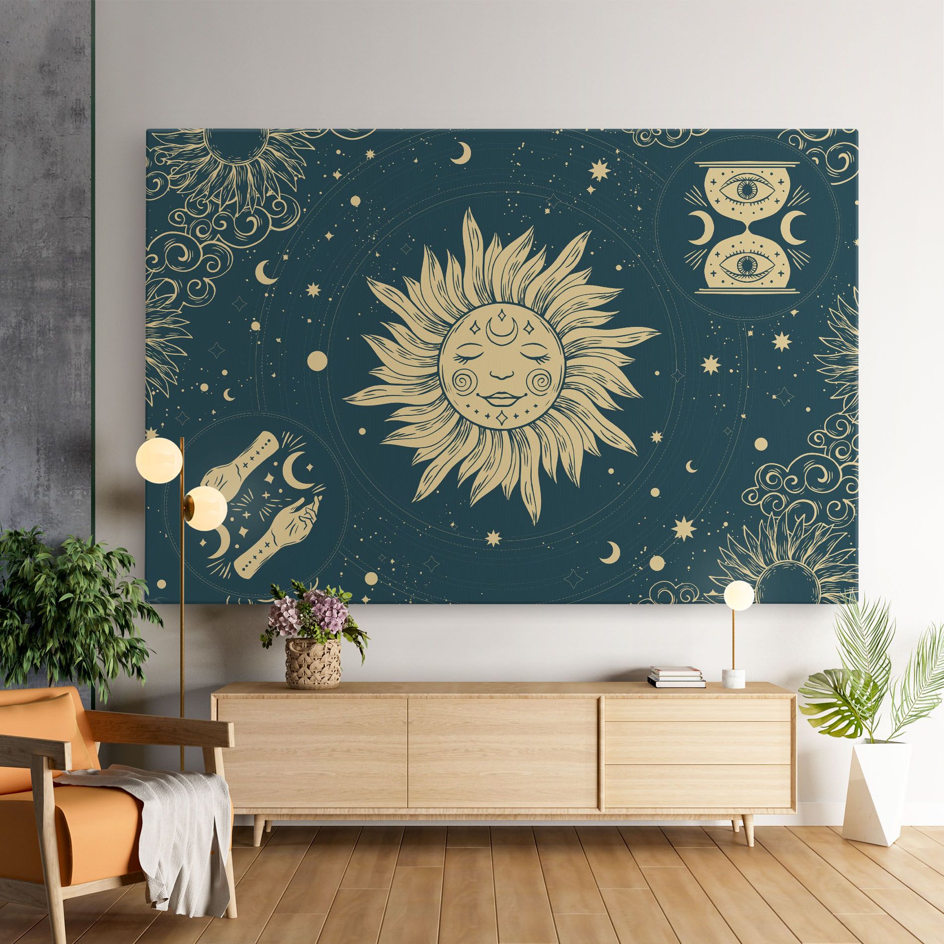 Sun Face Magic mockup 9