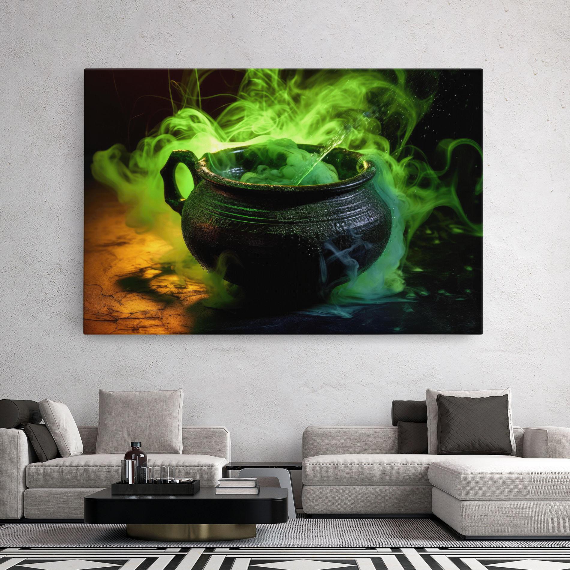 Leinwandbild Green Portion mockup 2