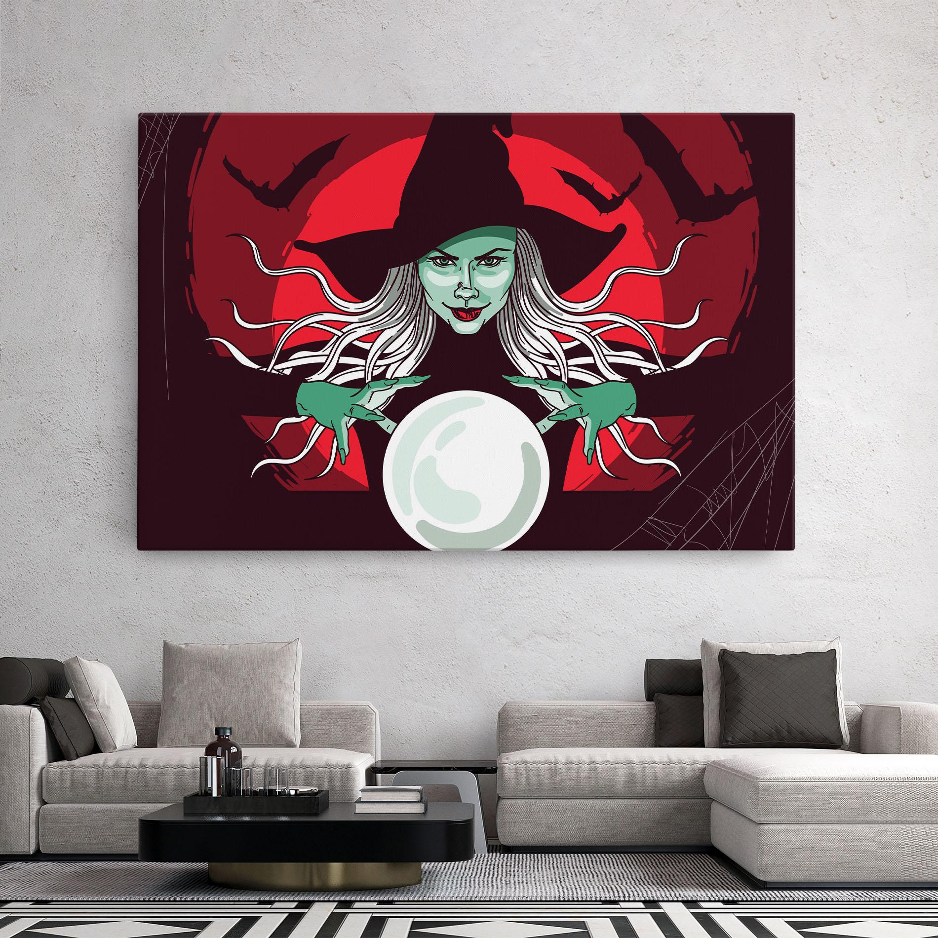 Leinwandbild Green Witch mockup 2