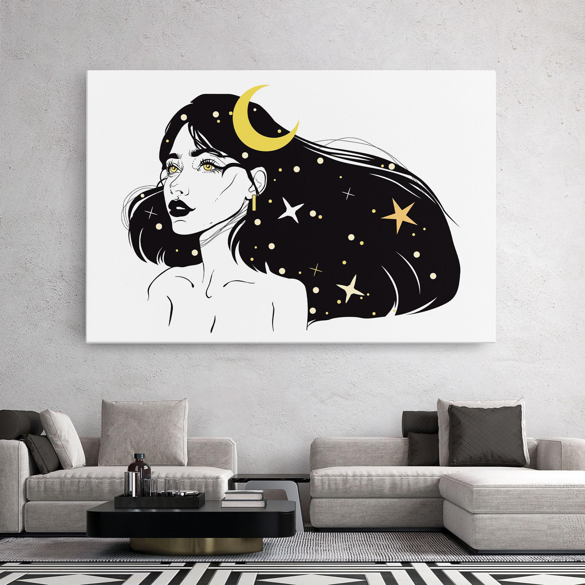 Leinwandbild Night Witch mockup 2