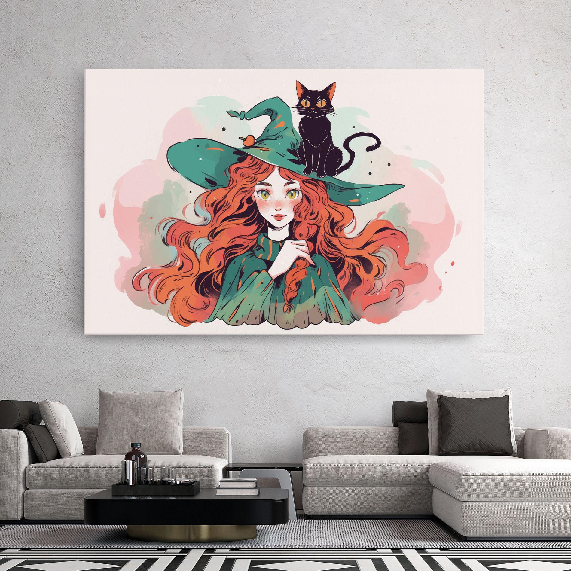 Leinwandbild Red Air Witch mockup 2