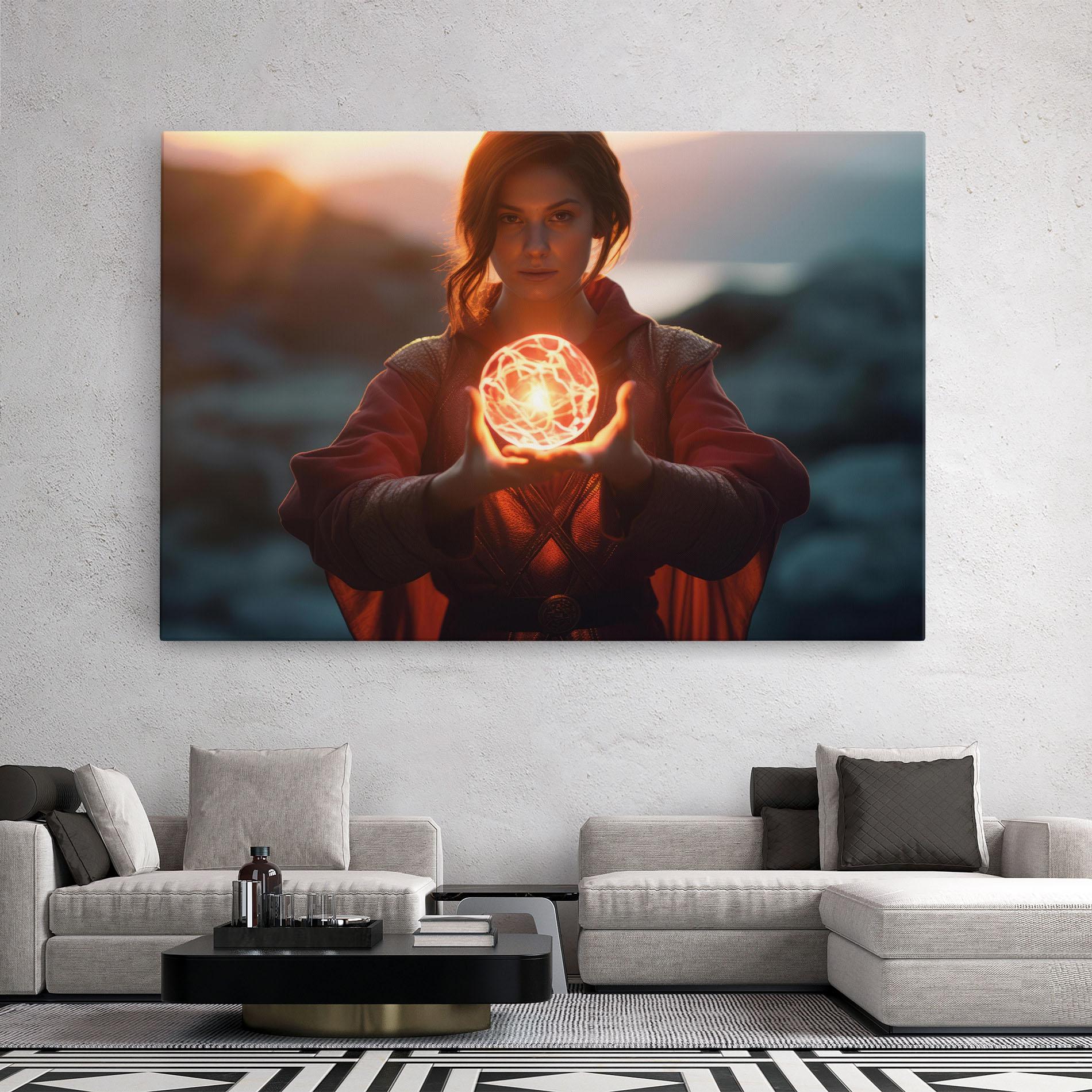 Leinwandbild Witch Ball mockup 2