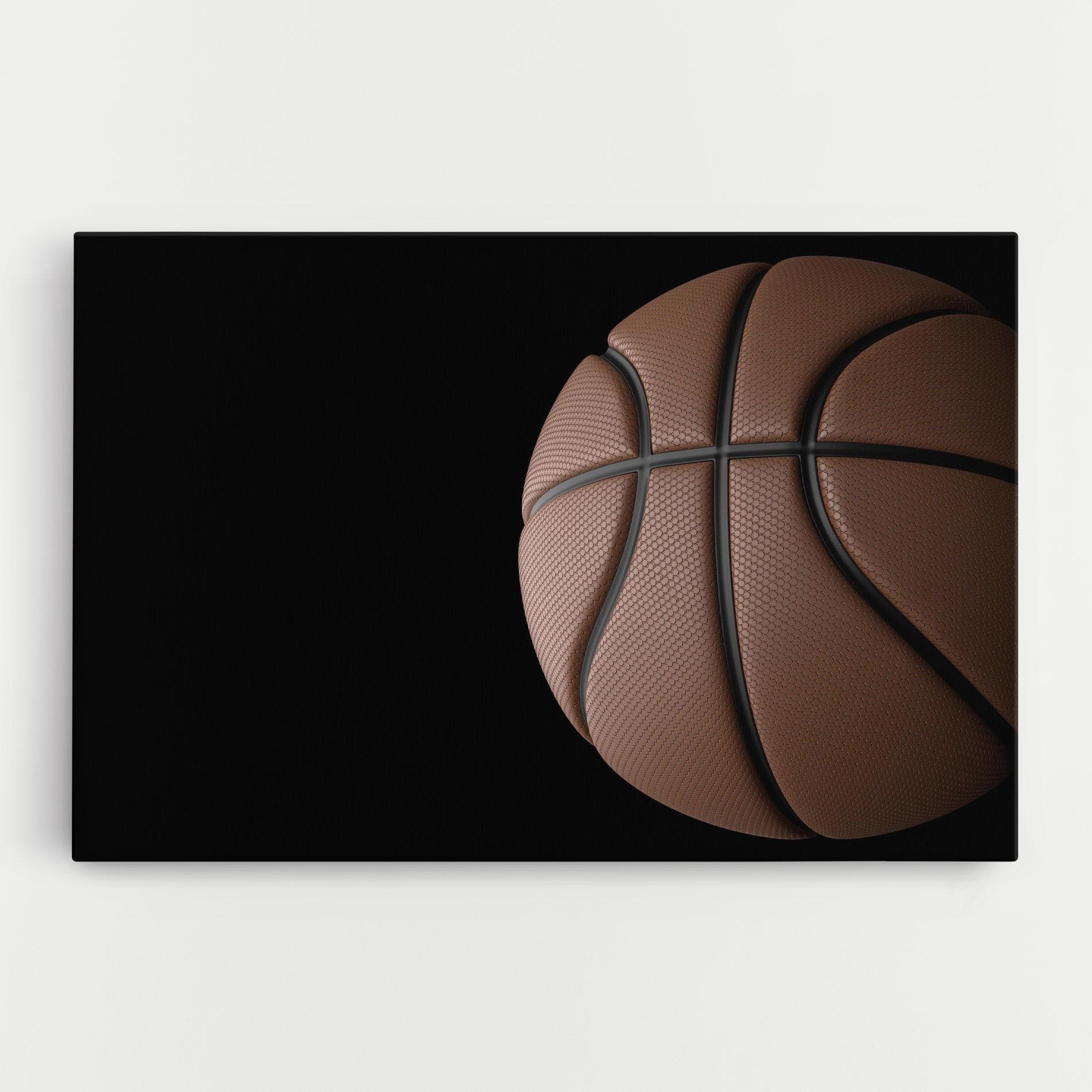 Leinwandbild 3d Basketball Ball mockup 0