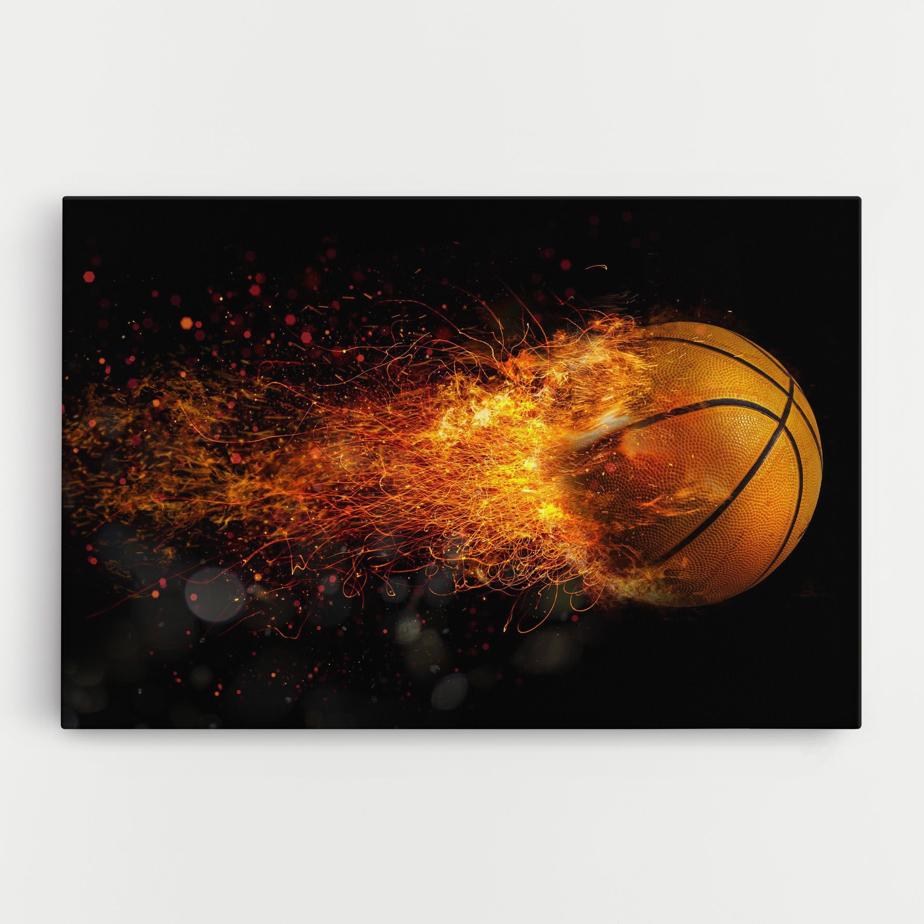 Basket Ball Flame mockup 0