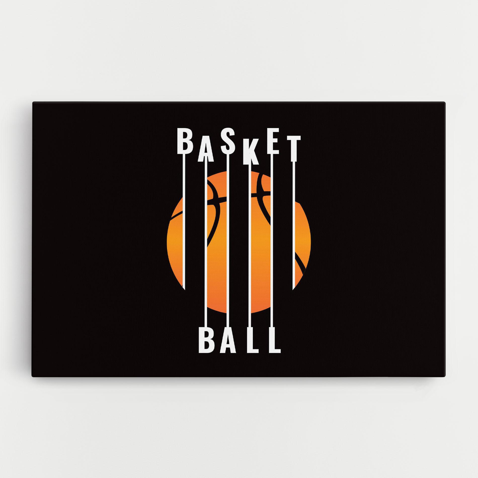 Leinwandbild Basket Ball mockup 0