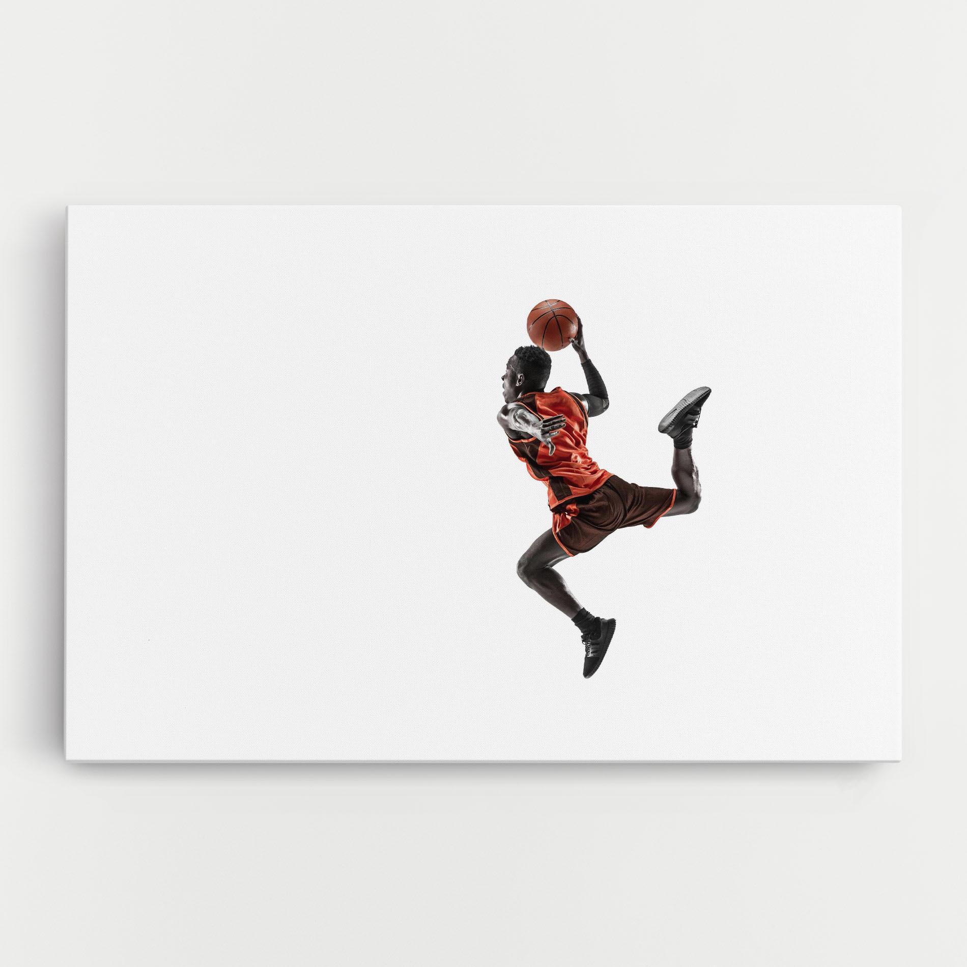 Leinwandbild Basketball Player Flying mockup 0