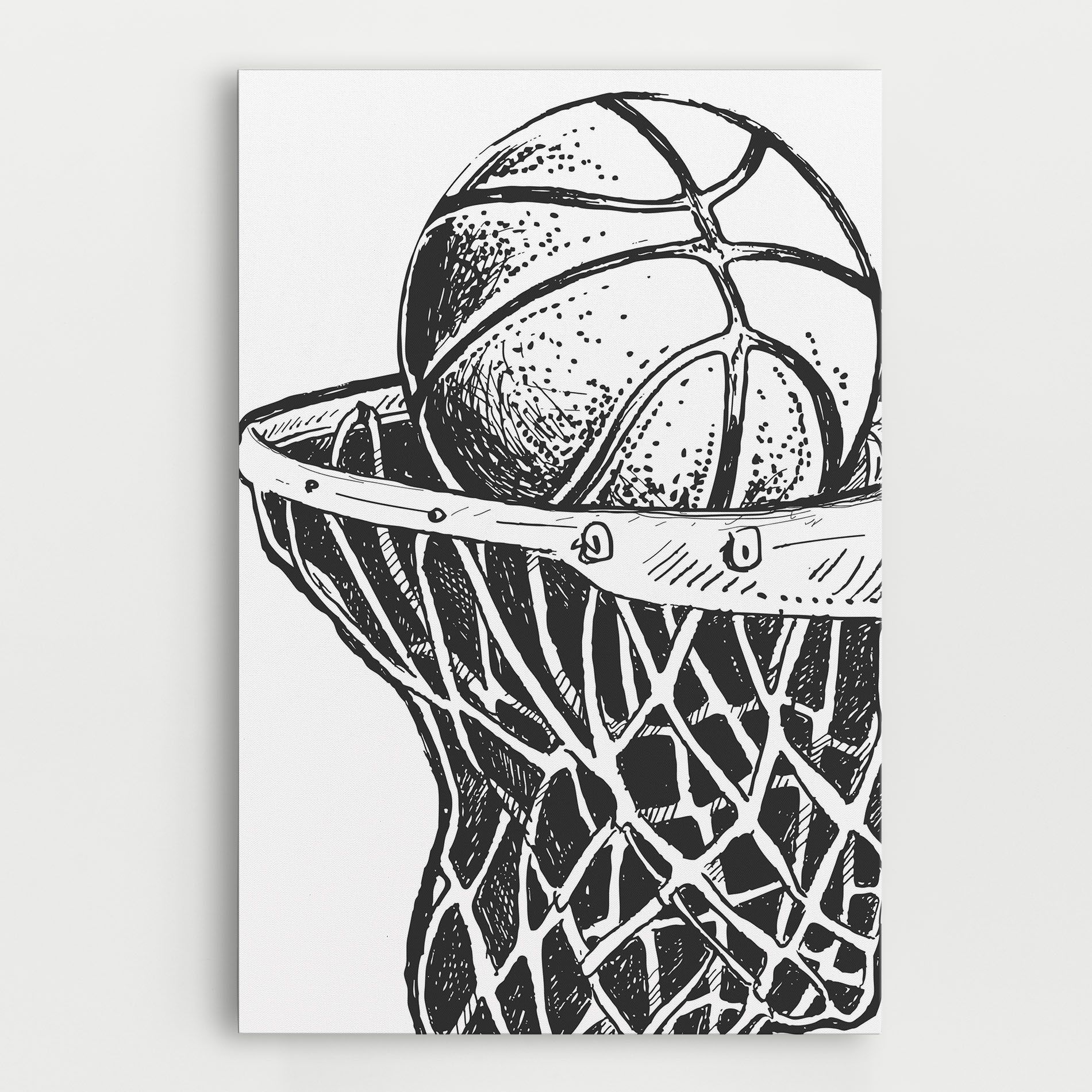 Basketball Grey Hoop mockup 0