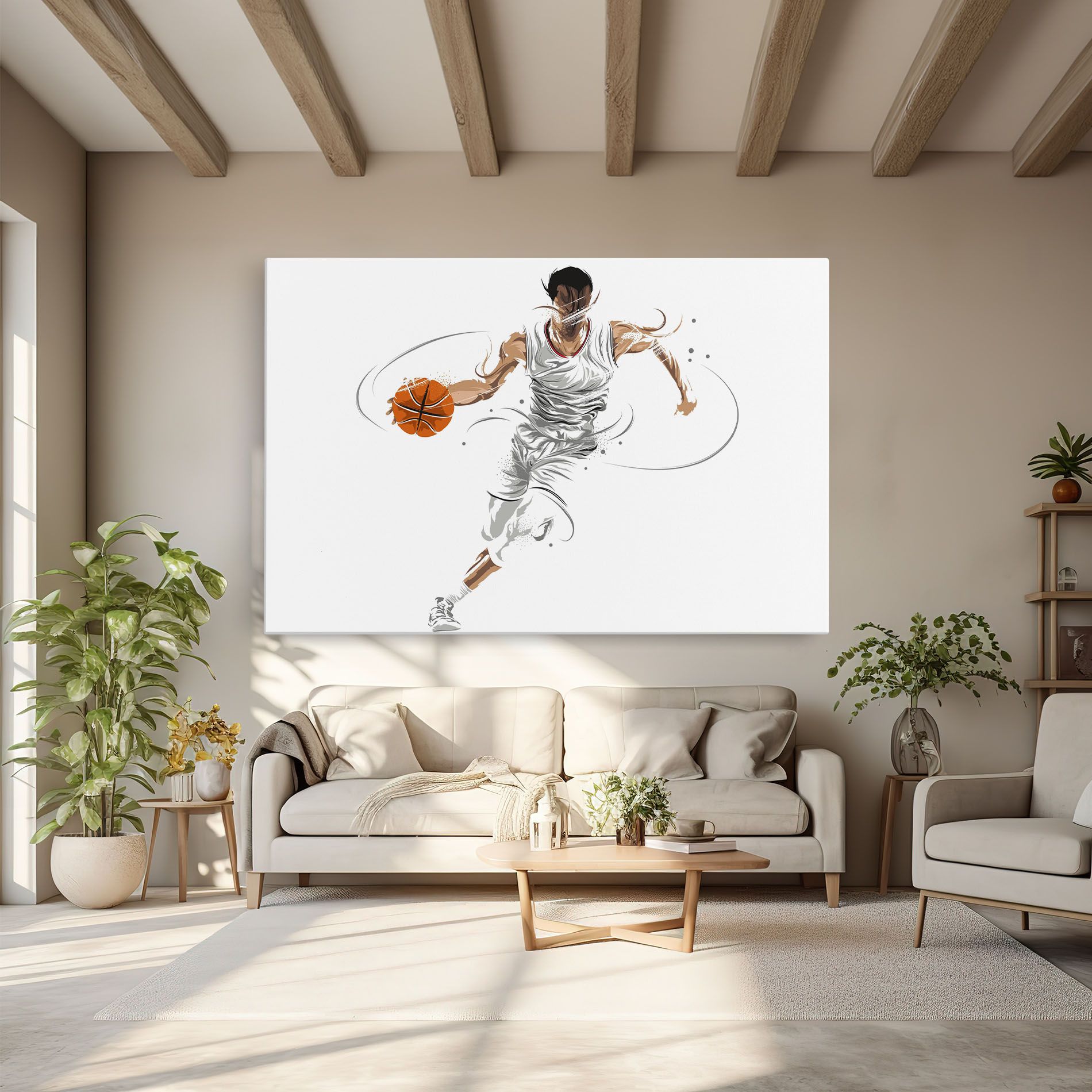 Dribbling Basketbal mockup 6