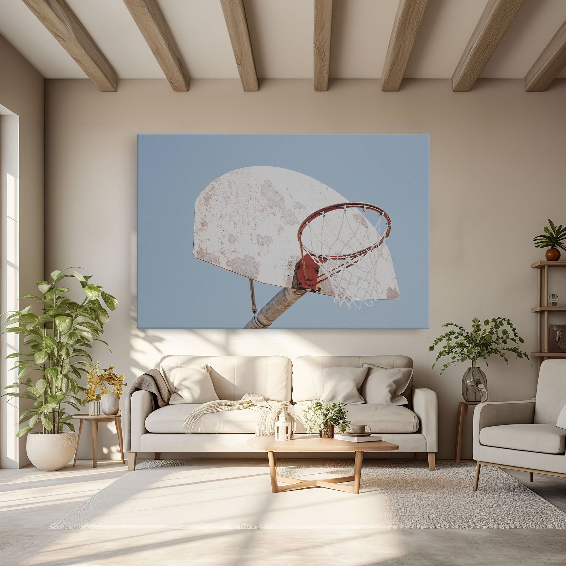 Old Basketball Hoop mockup 6