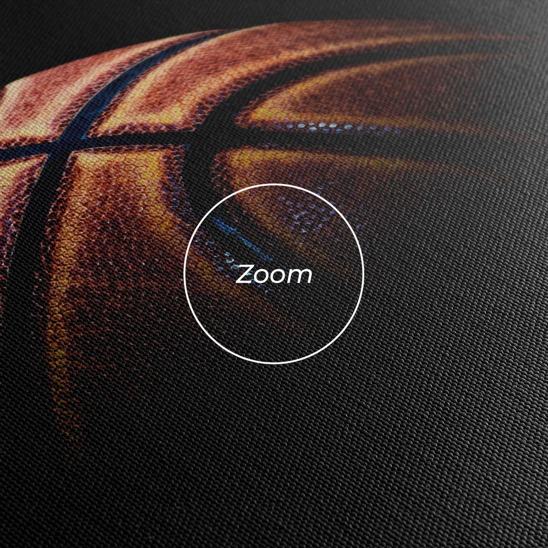 Basketball Ball In Dark mockup 3