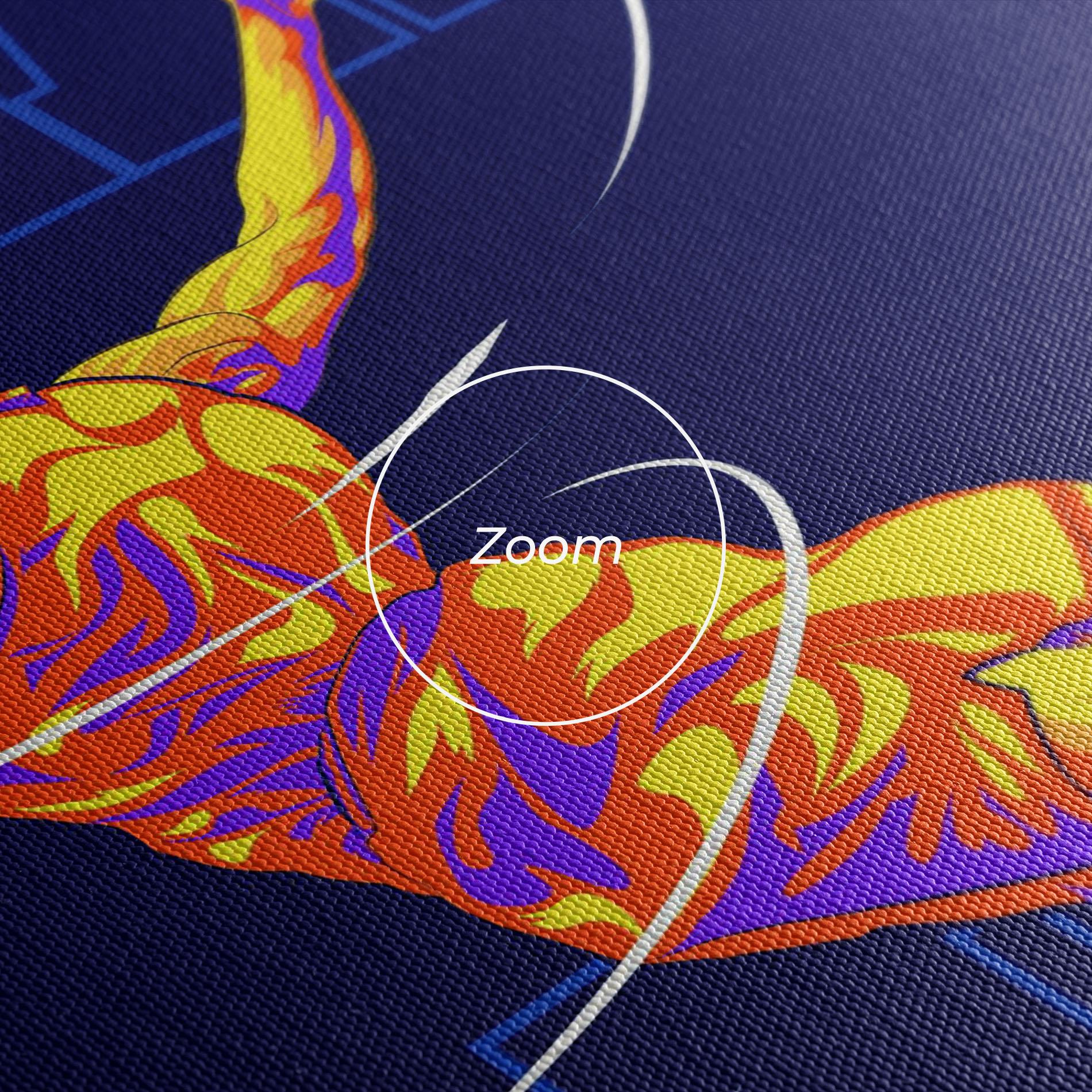 Leinwandbild Basketball Blue mockup 3