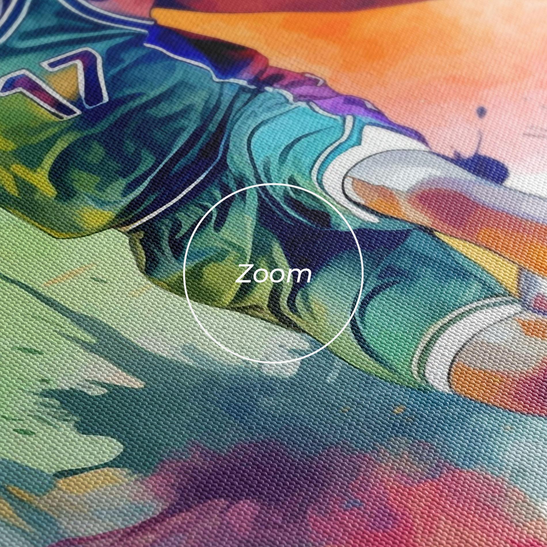 Leinwandbild Playing Basket mockup 3