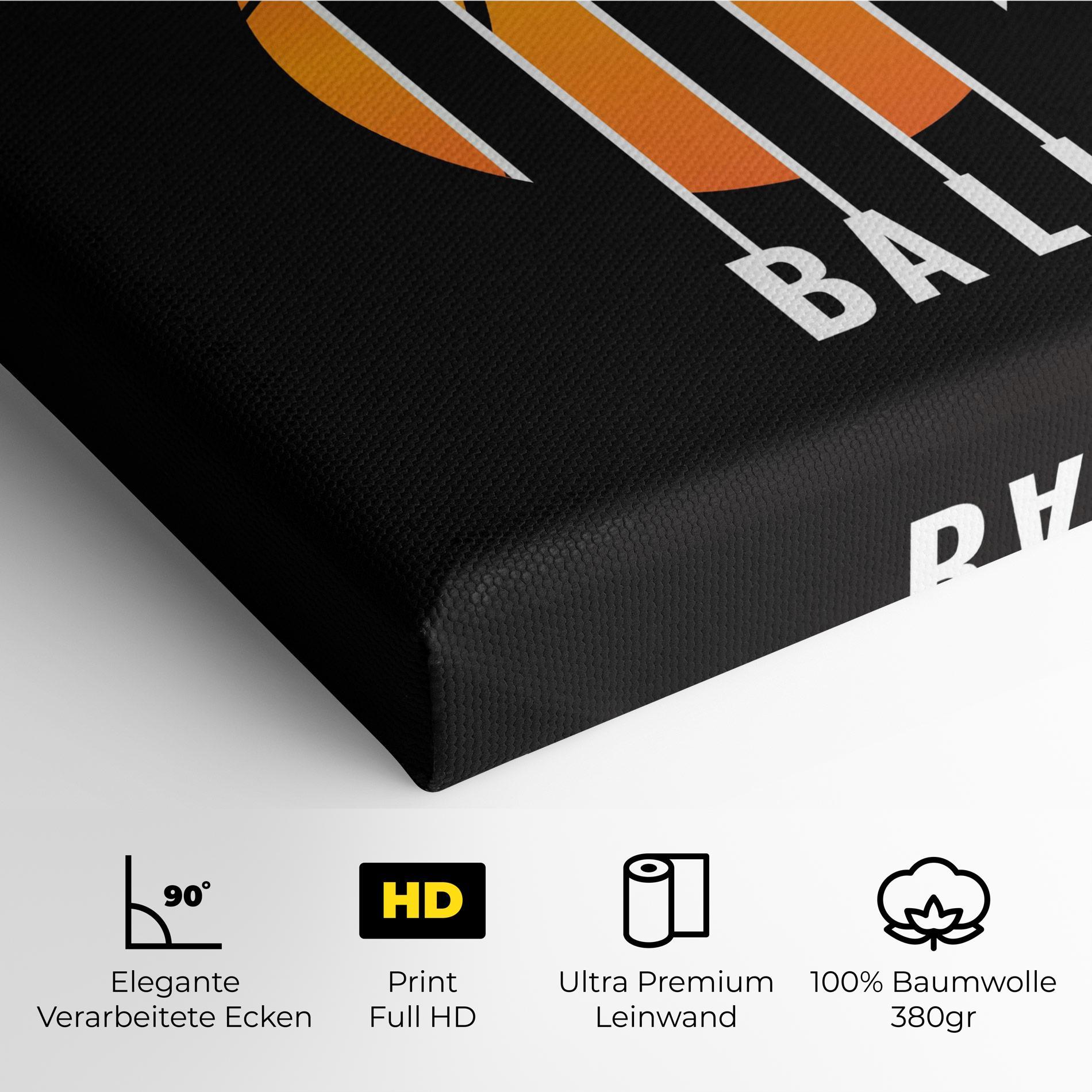 Leinwandbild Basket Ball mockup 4