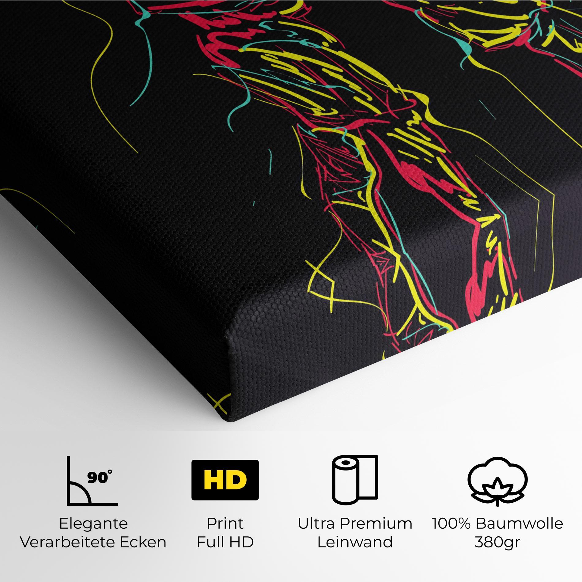 Leinwandbild Basket Line Jump mockup 4