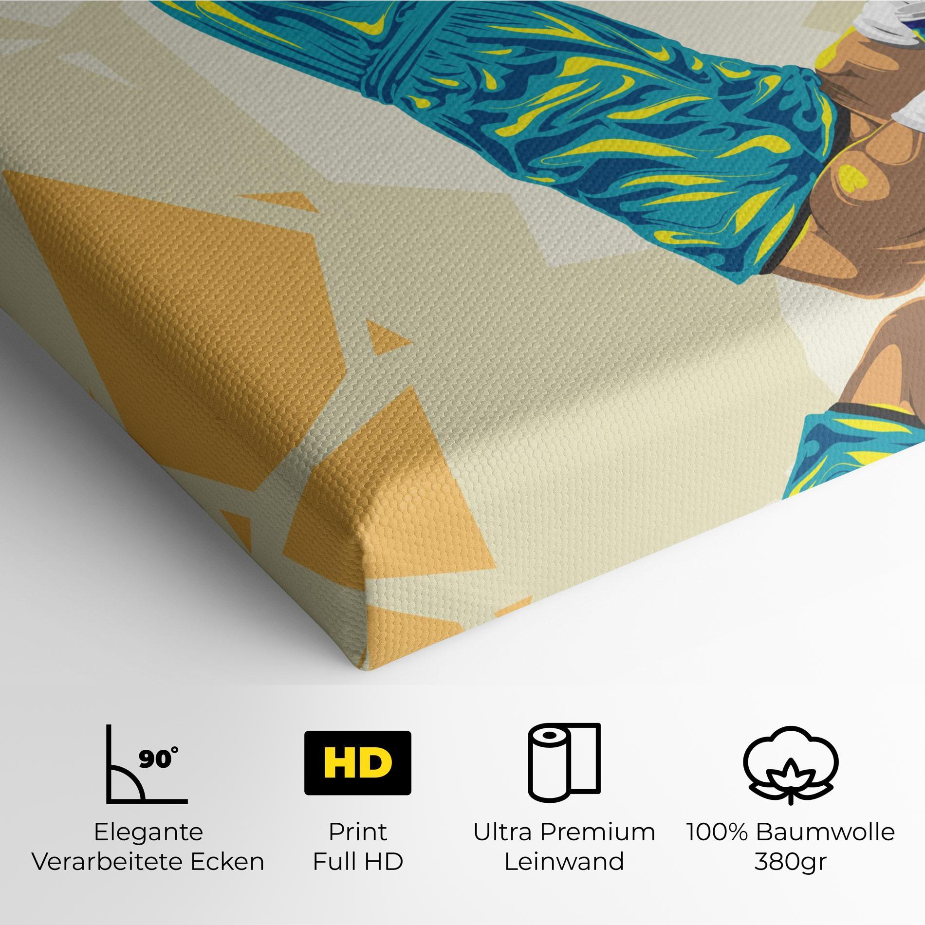 Leinwandbild Basketball Dunk Pose mockup 4