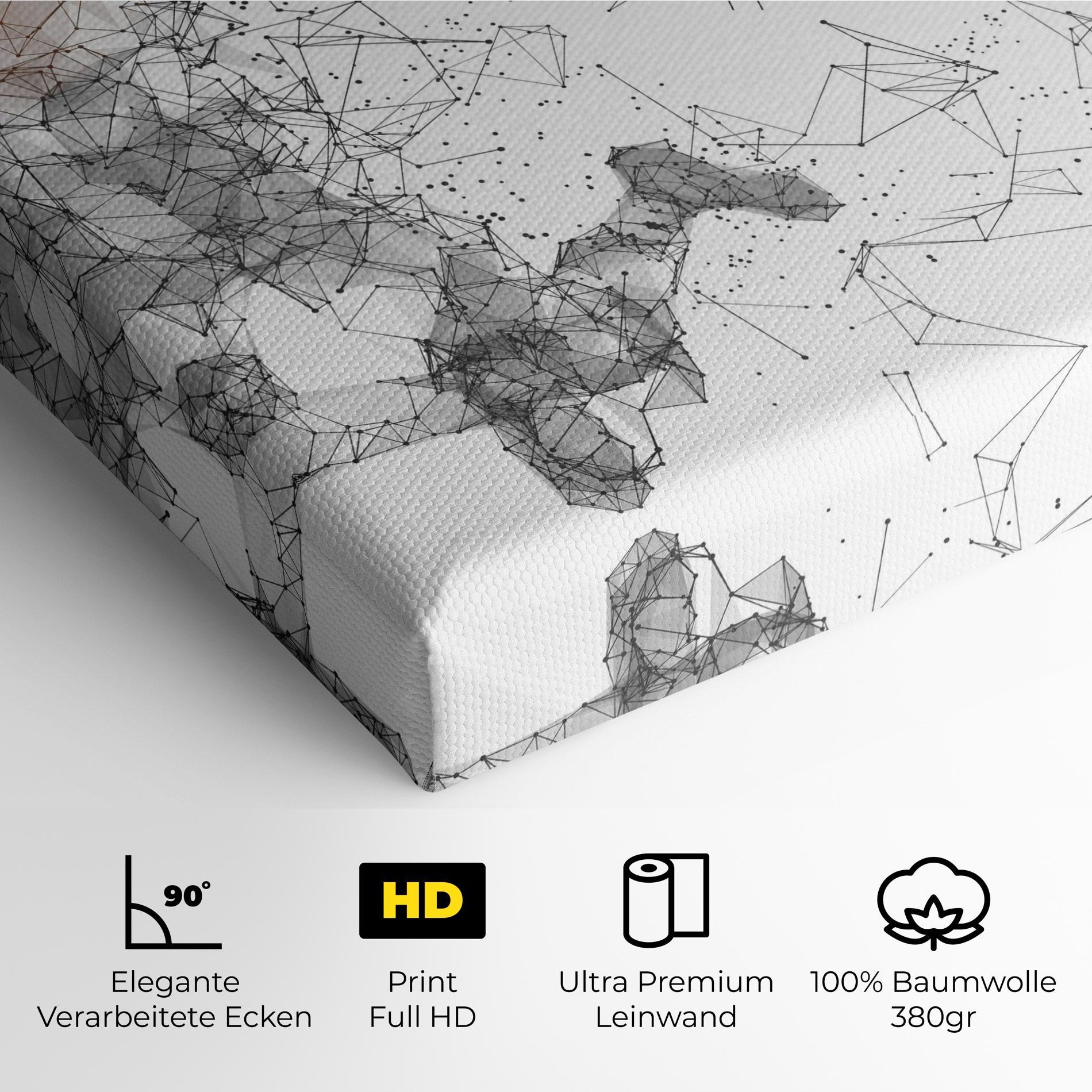 Leinwandbild Orange Line Basket mockup 4