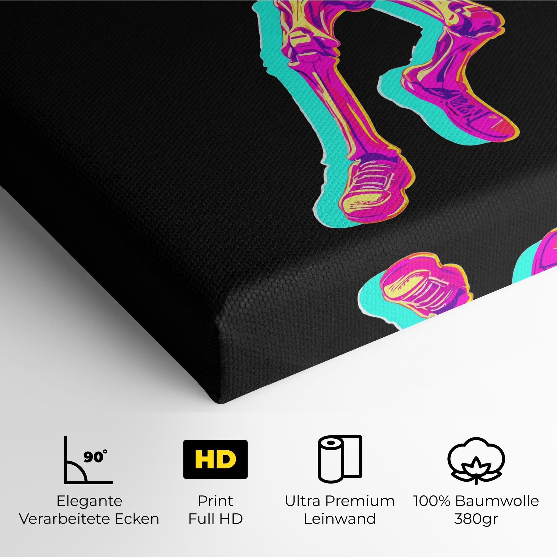 Leinwandbild Skeleton Basketball mockup 4