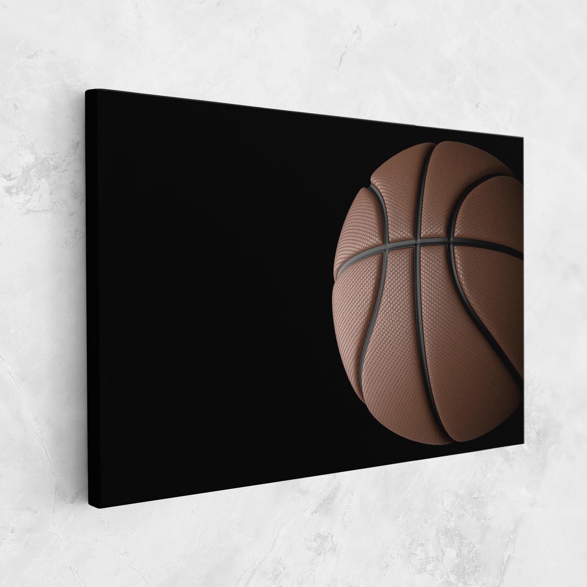 Leinwandbild 3d Basketball Ball mockup 1