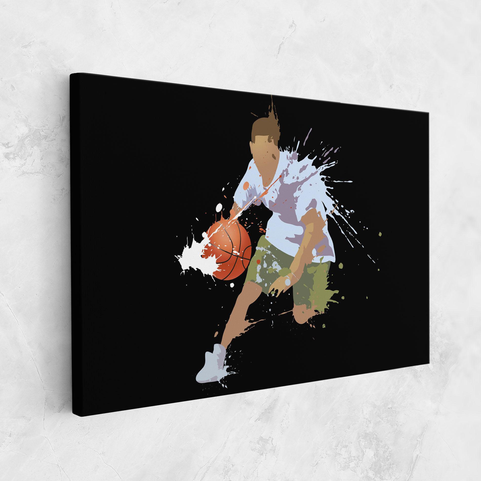 Leinwandbild Basket Splash mockup 1