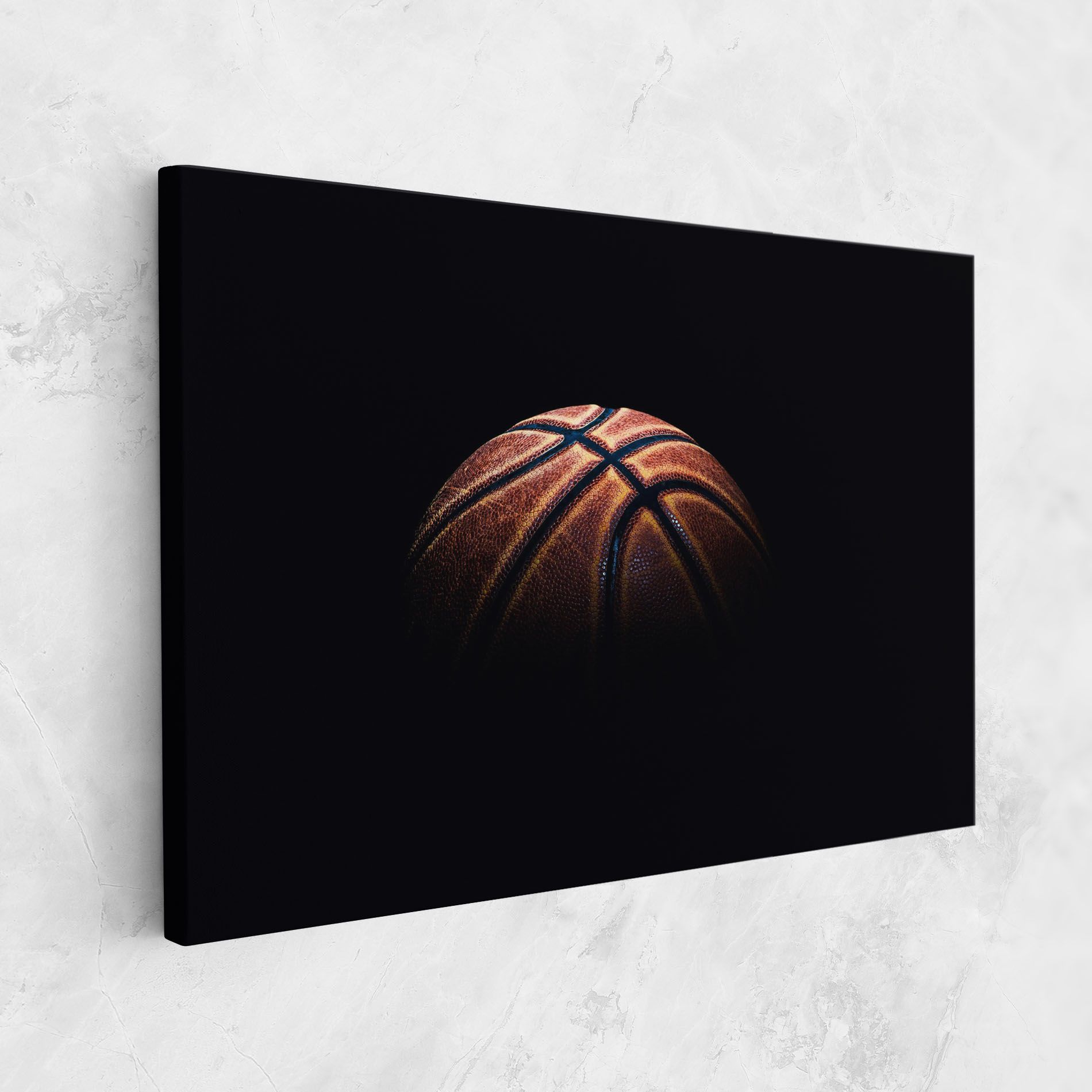 Basketball Ball In Dark mockup 1