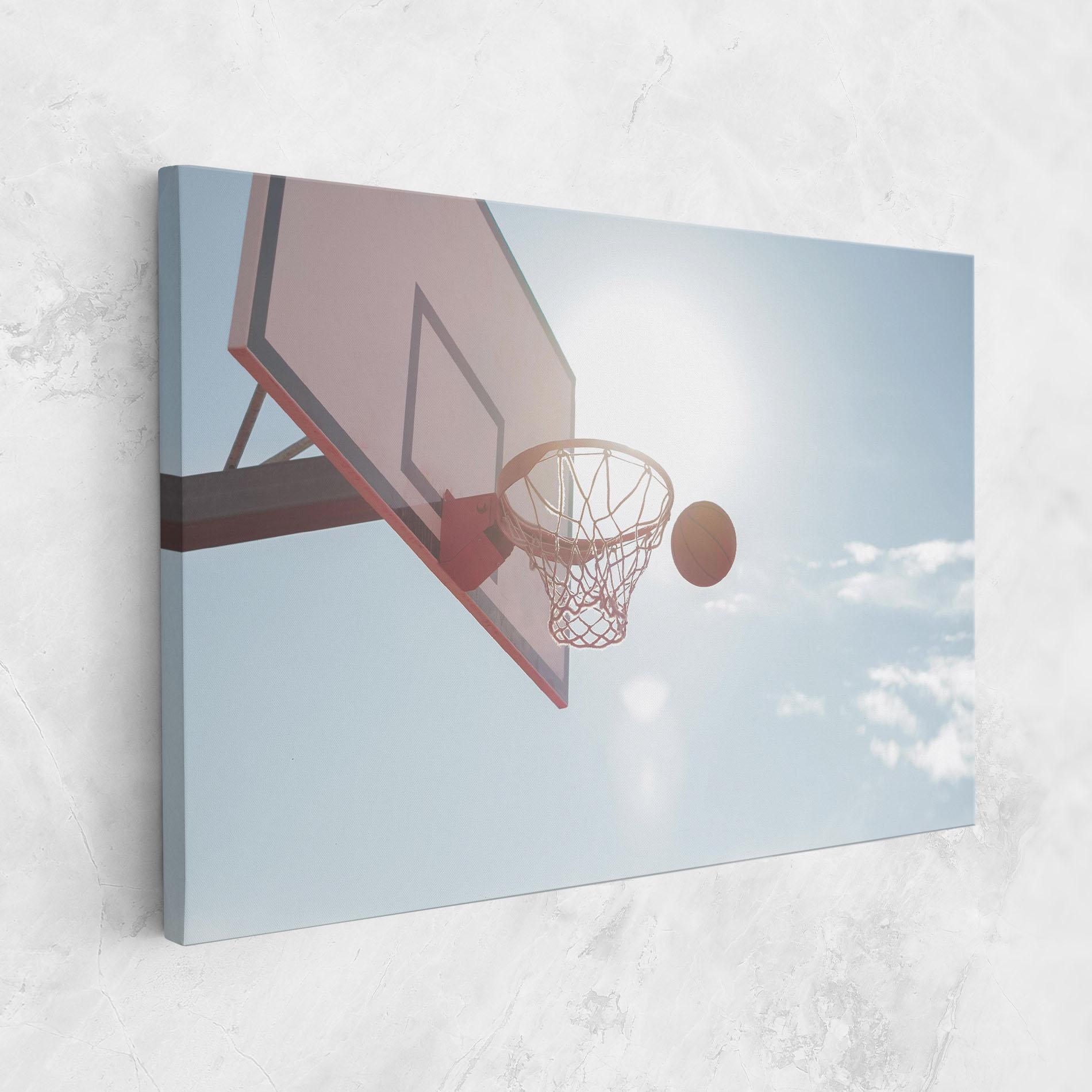 Leinwandbild Basketball Hoop mockup 1