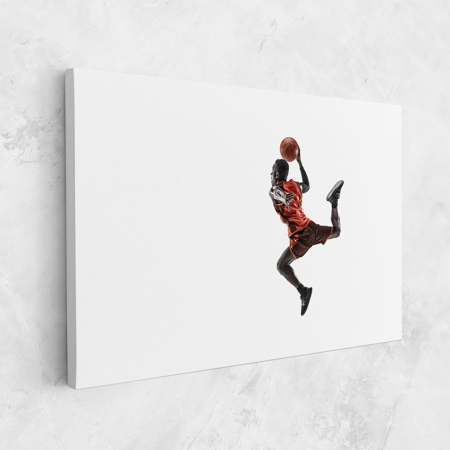 Leinwandbild Basketball Player Flying mockup 1