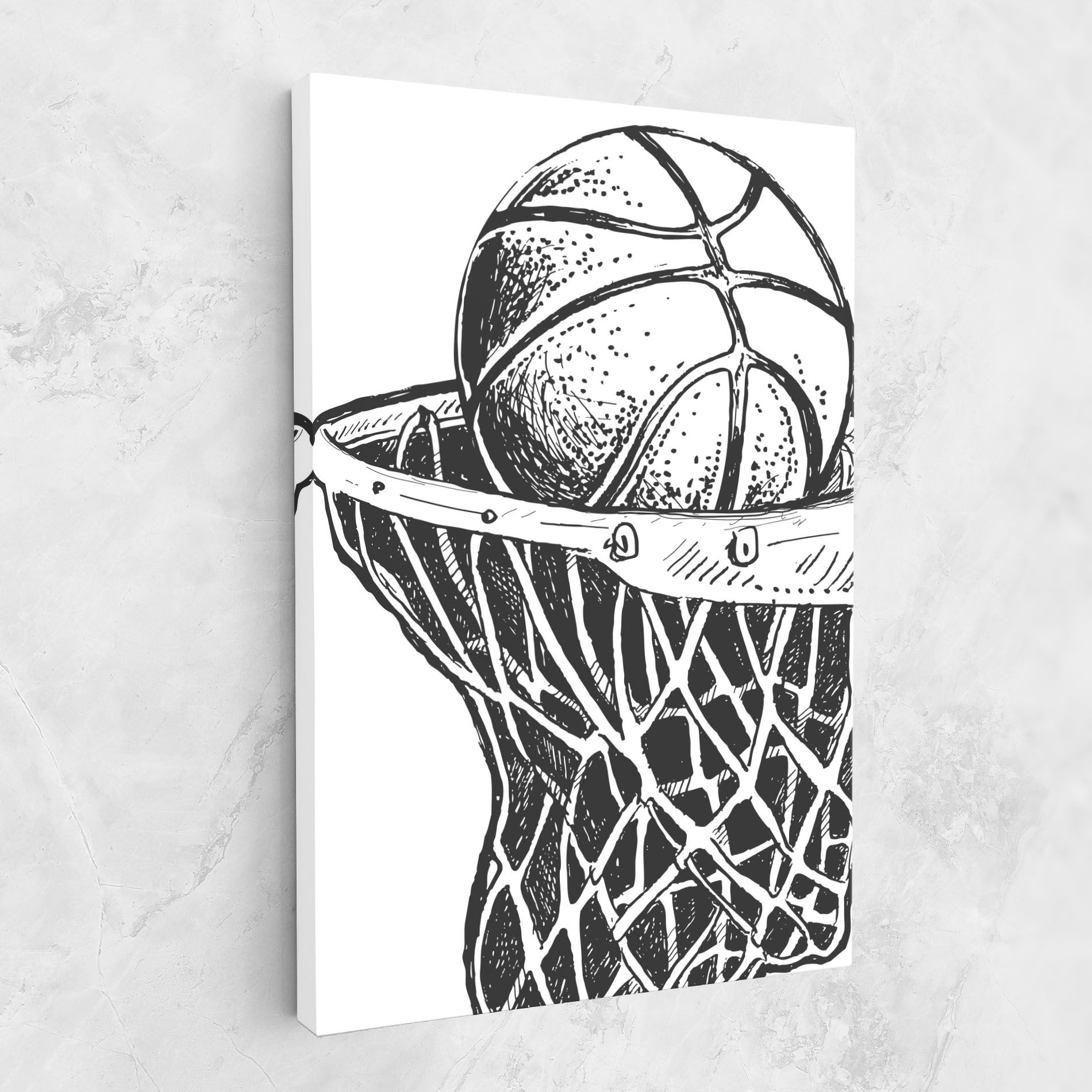 Basketball Grey Hoop mockup 1