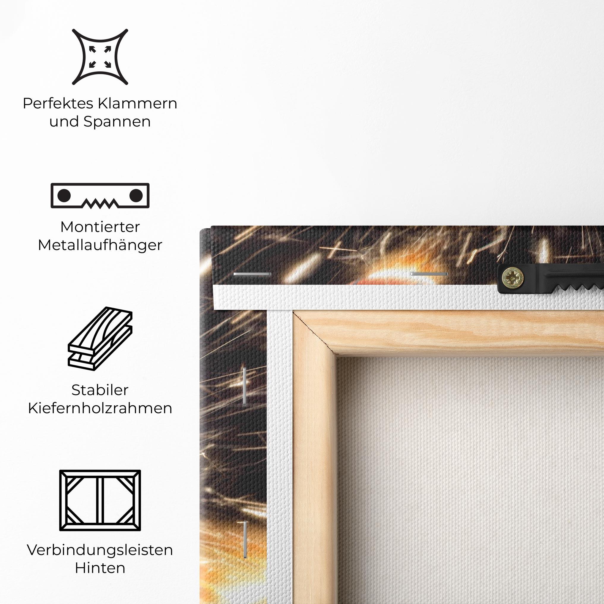 Leinwandbild Basketball Explosion mockup 5