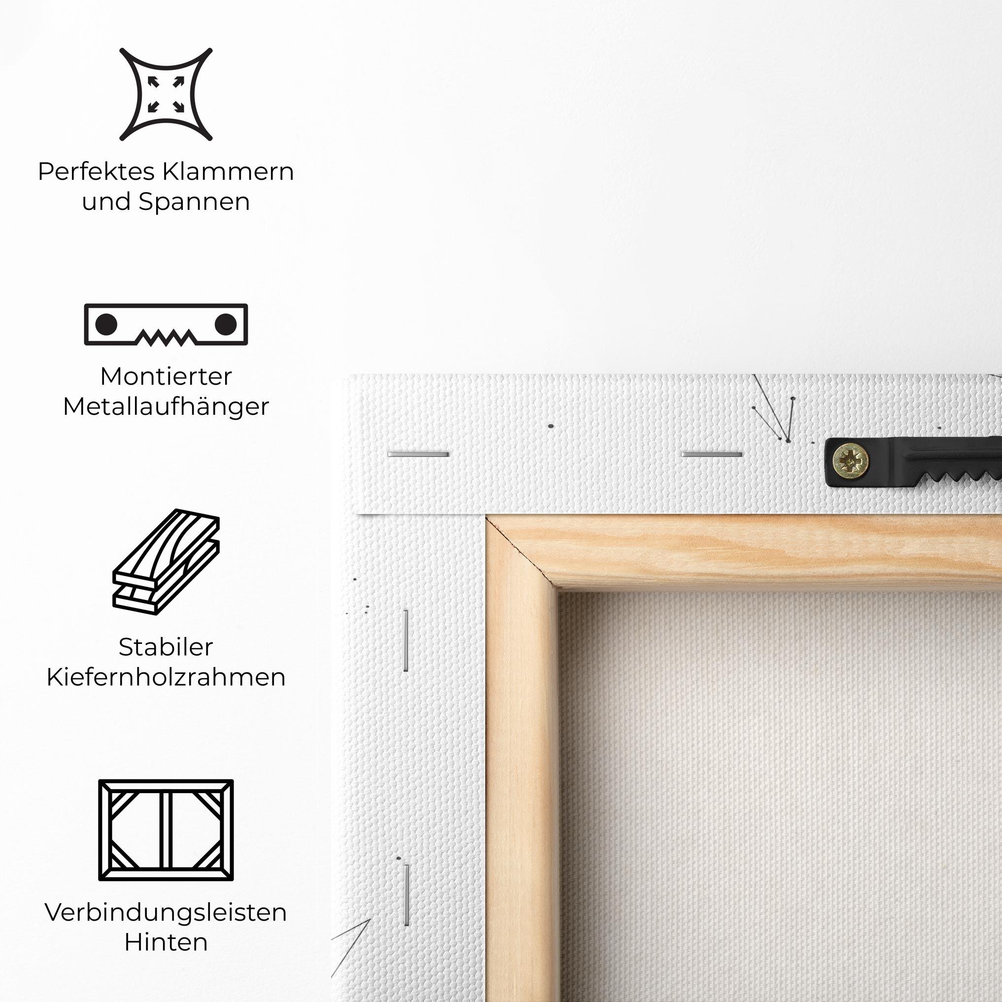 Leinwandbild Orange Line Basket mockup 5
