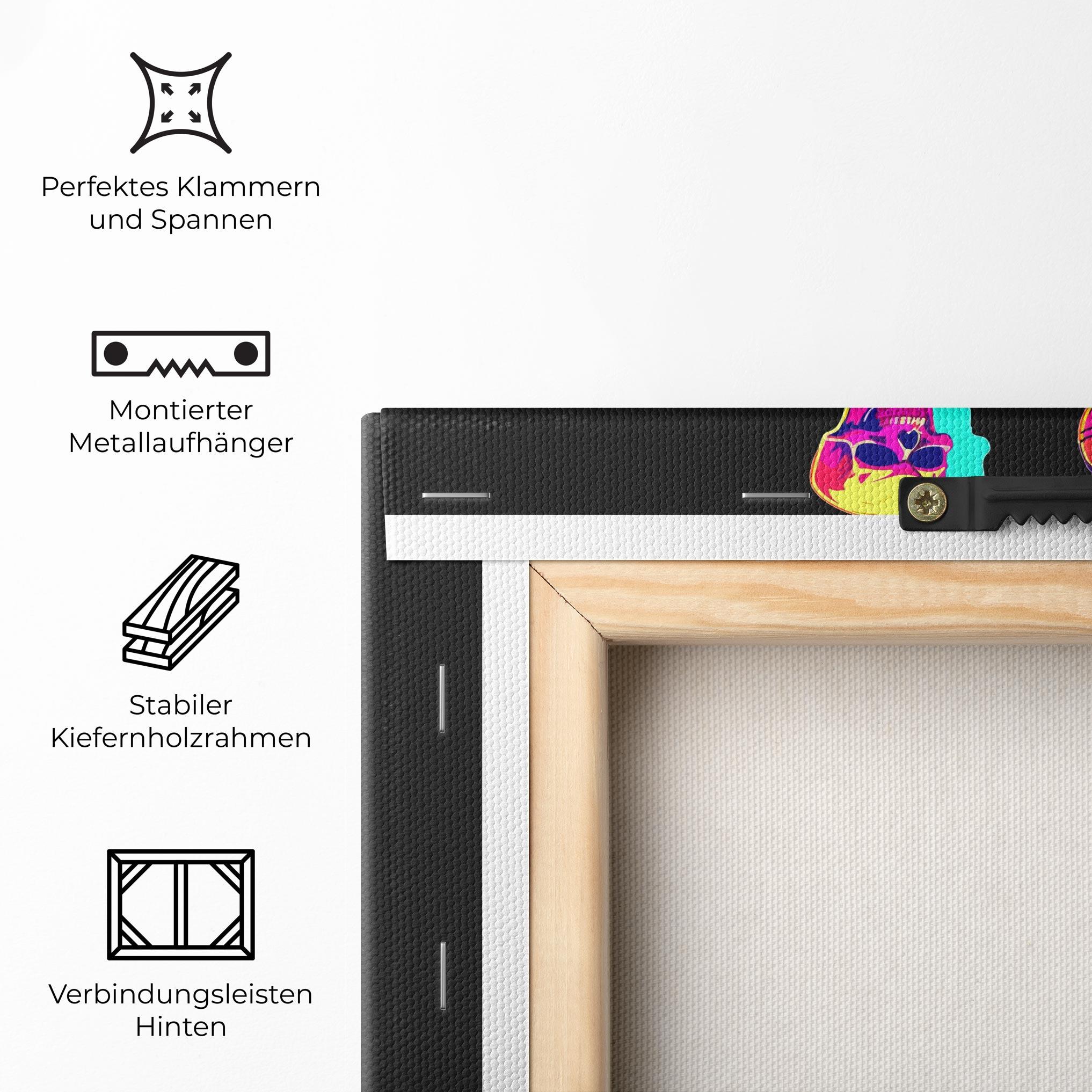 Leinwandbild Skeleton Basketball mockup 5