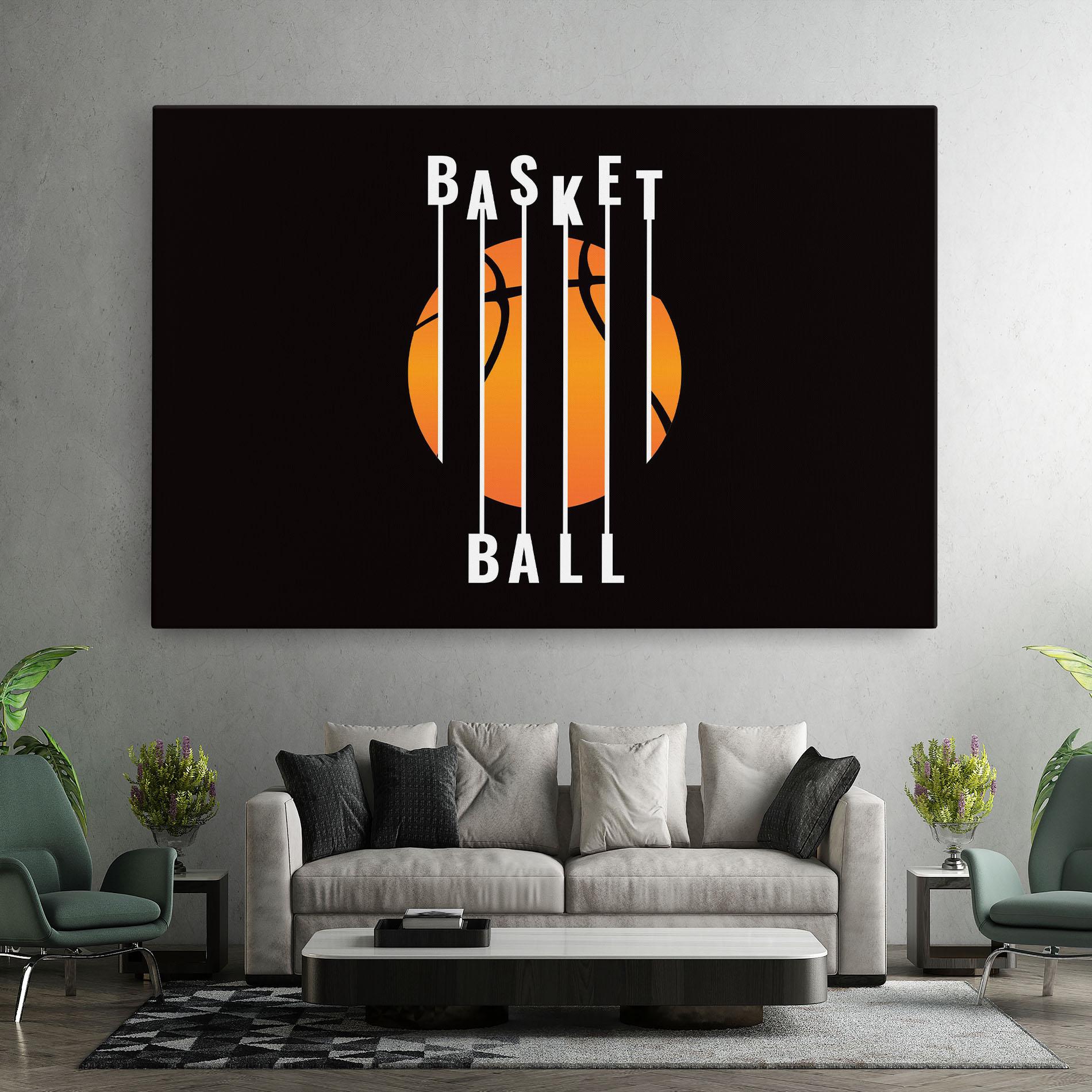 Leinwandbild Basket Ball mockup 7