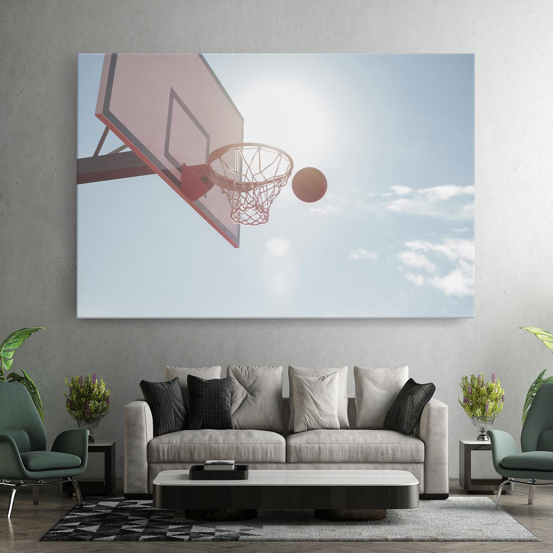Leinwandbild Basketball Hoop mockup 7