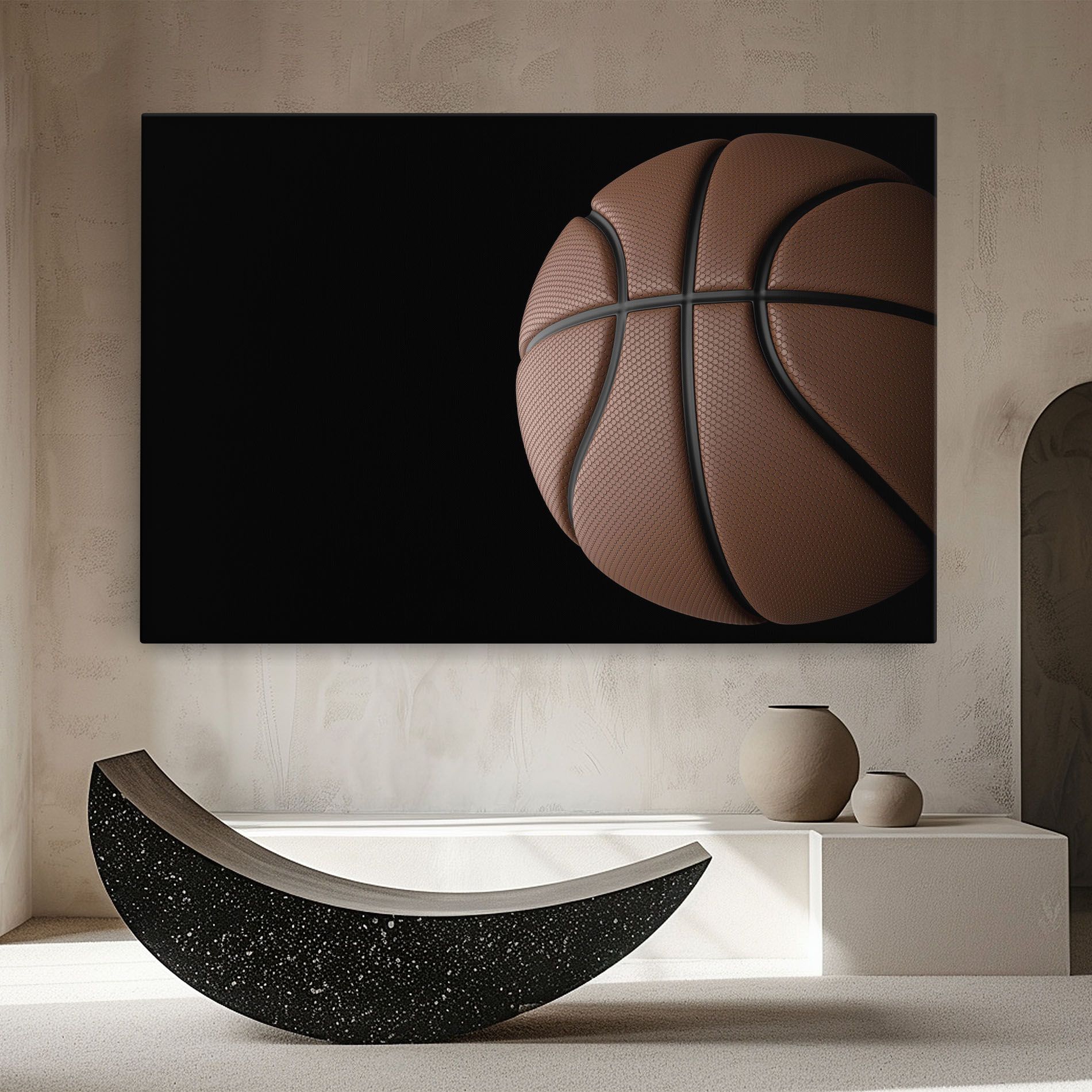 3d Basketball Ball mockup 8