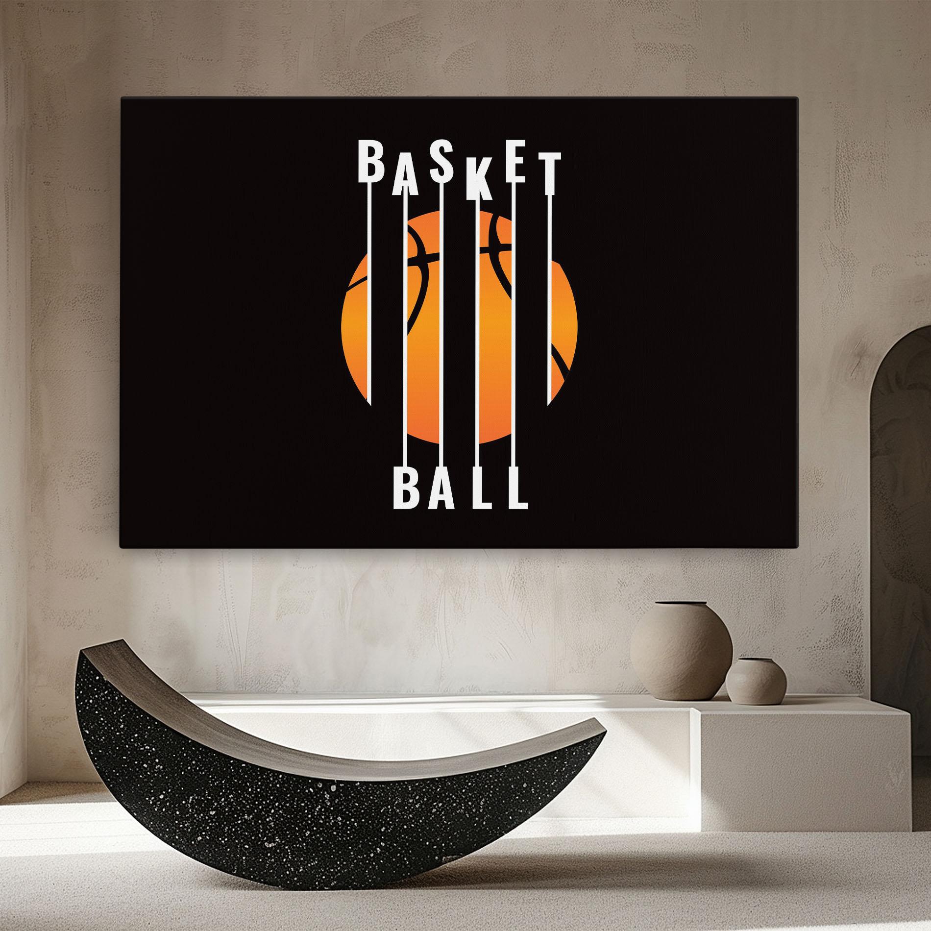 Leinwandbild Basket Ball mockup 8