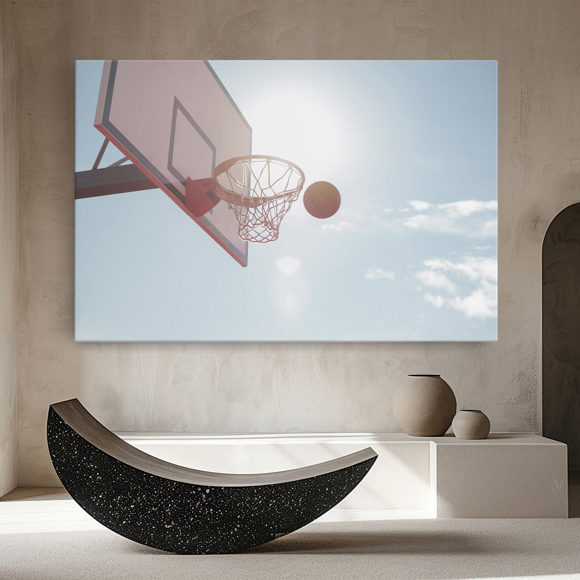 Leinwandbild Basketball Hoop mockup 8