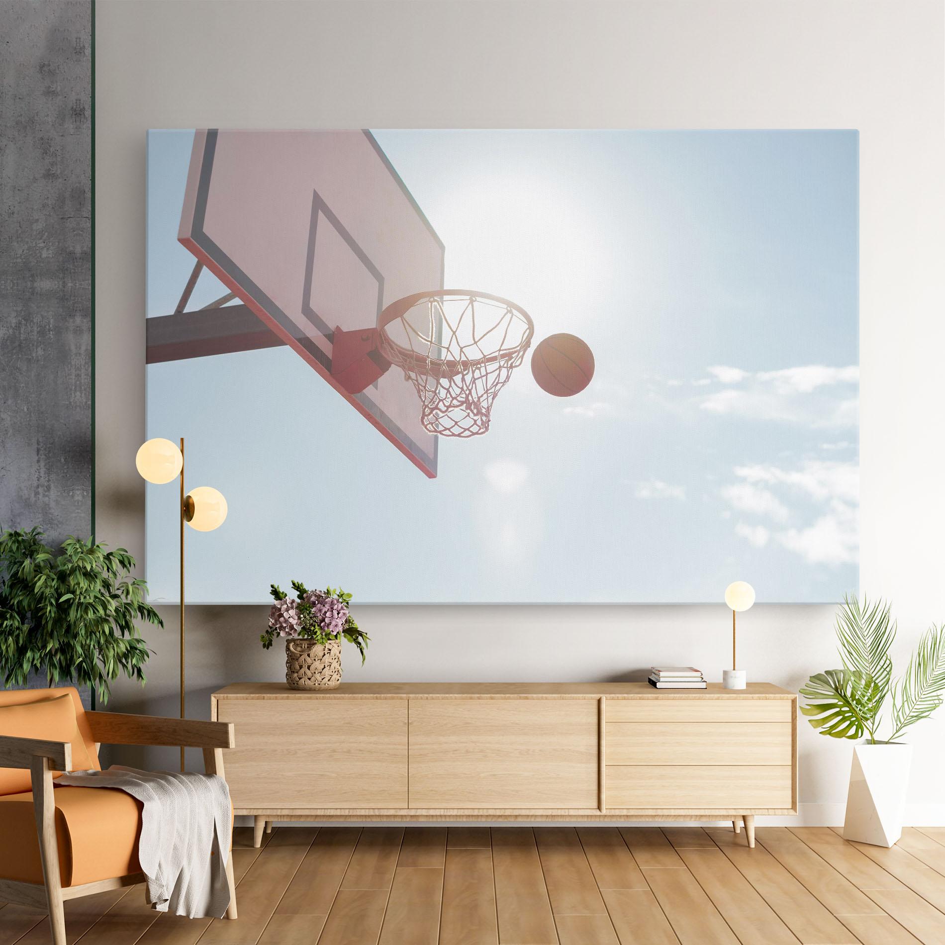 Leinwandbild Basketball Hoop mockup 9