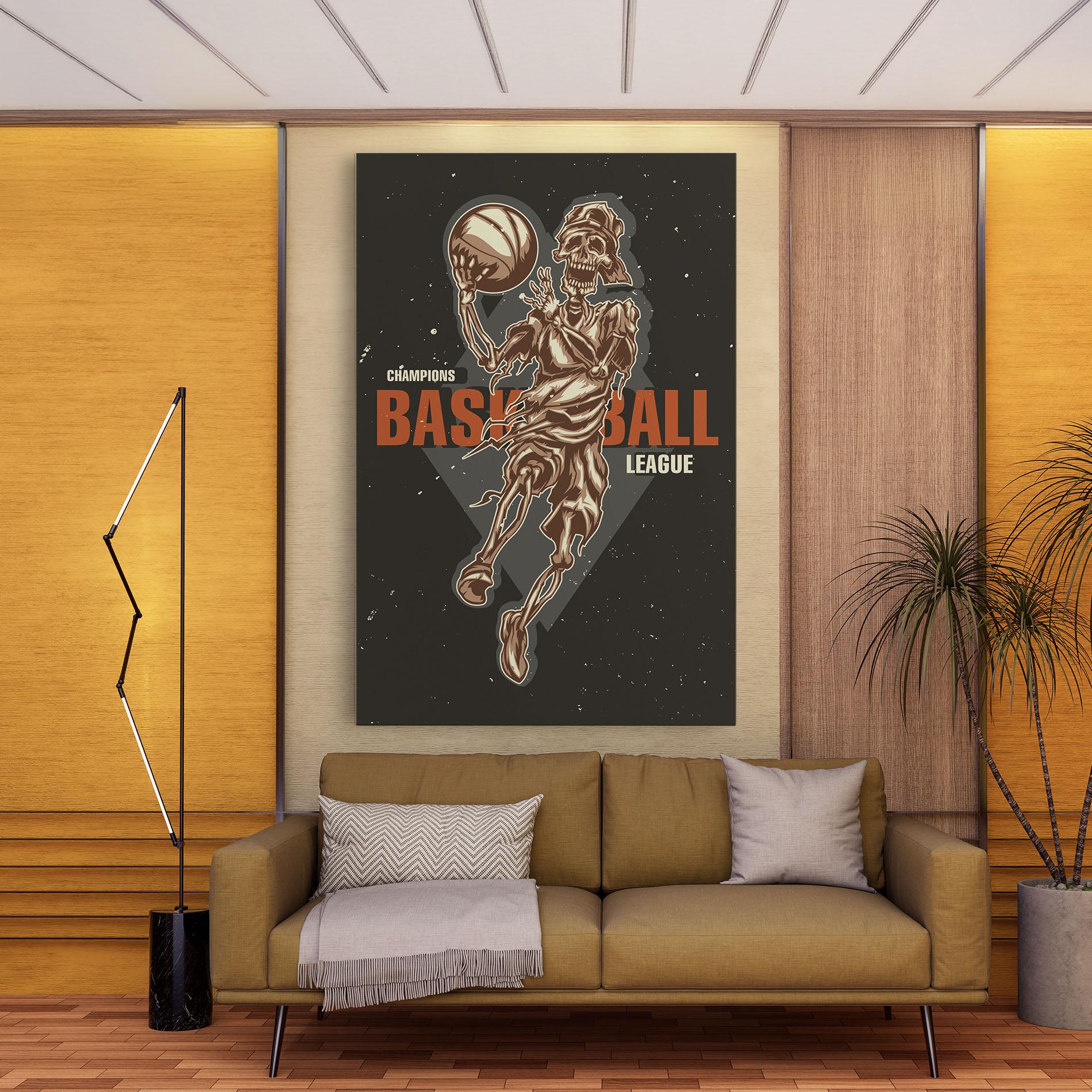 Leinwandbild Basketball League mockup 9