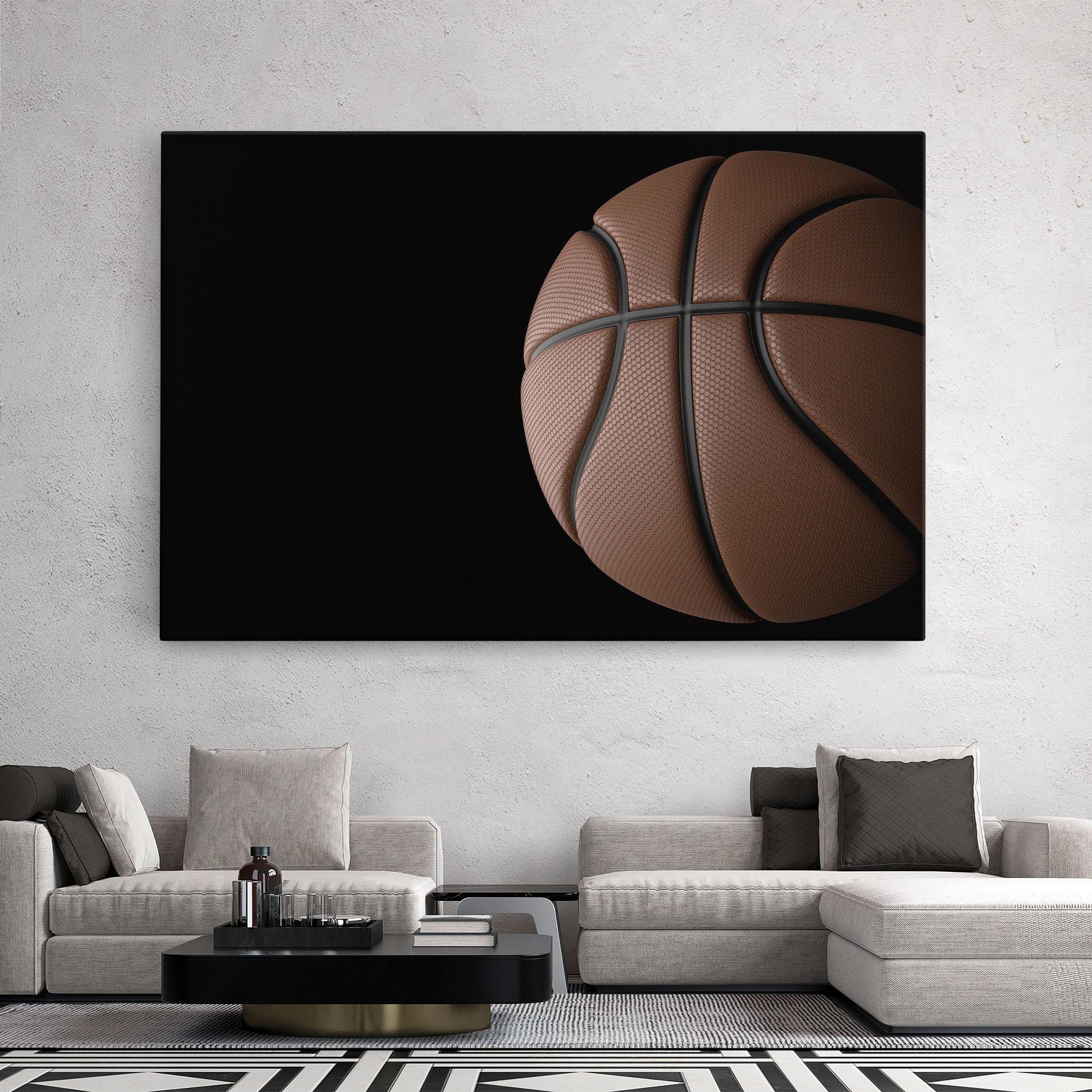 Leinwandbild 3d Basketball Ball mockup 2