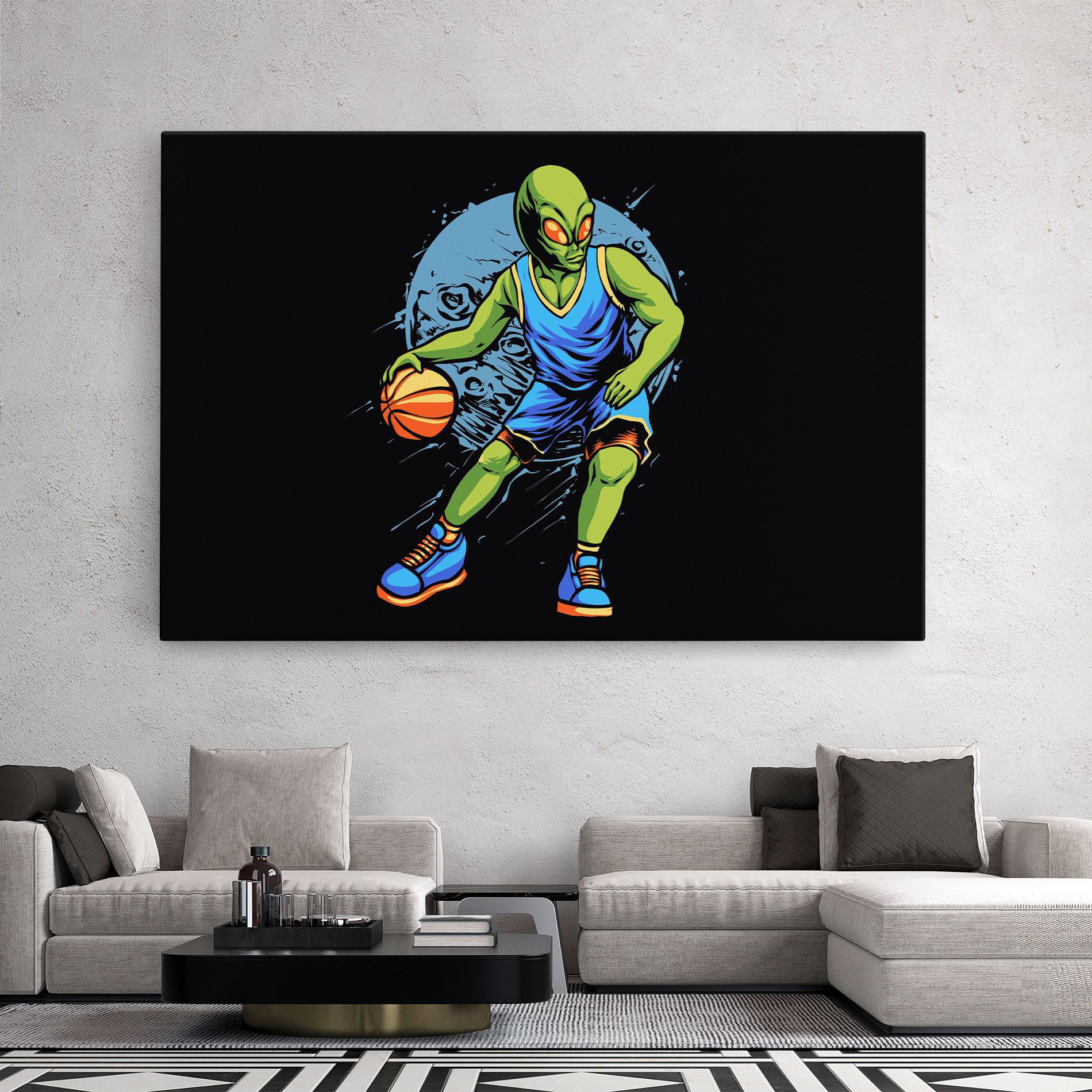 Alien Basketball mockup 2
