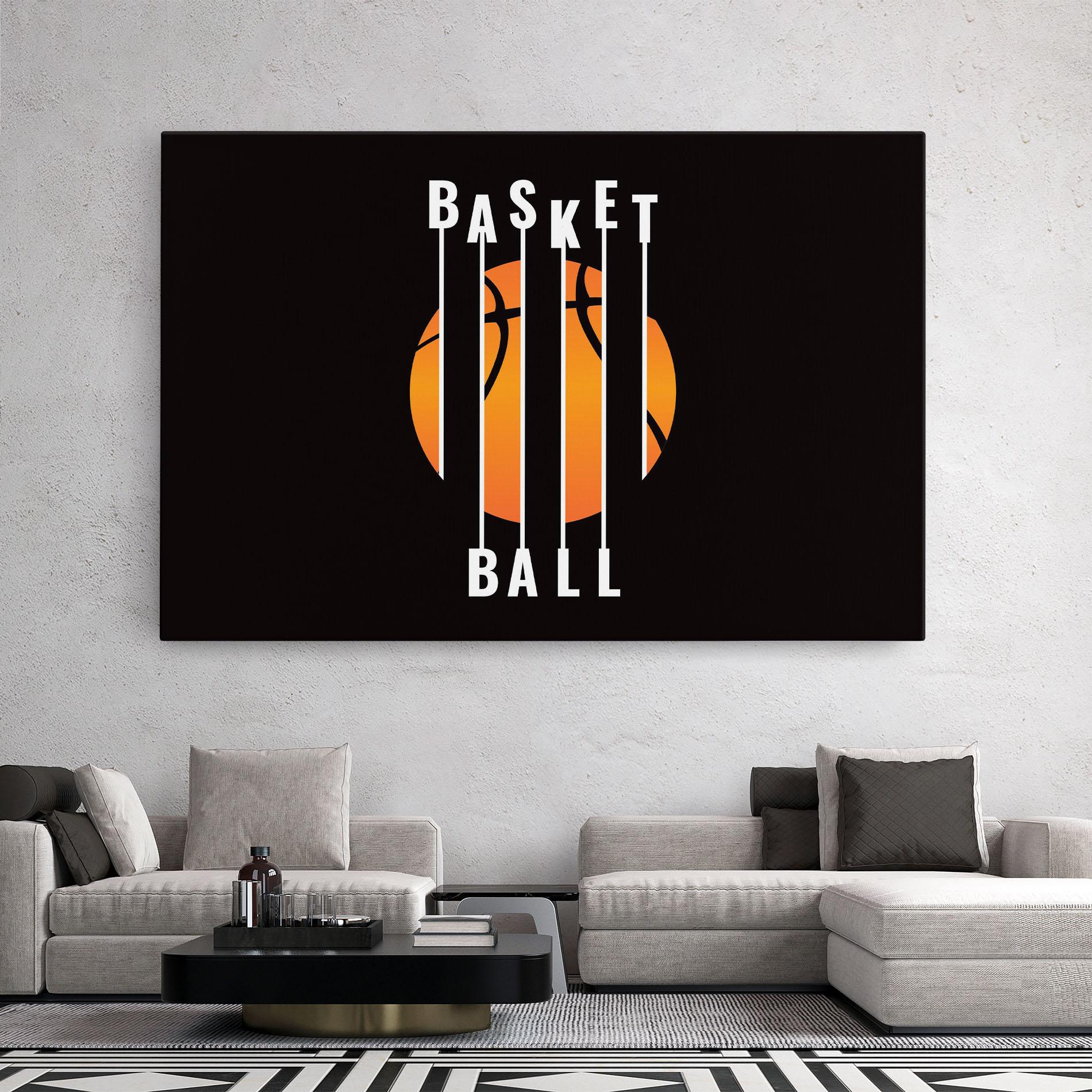 Leinwandbild Basket Ball mockup 2